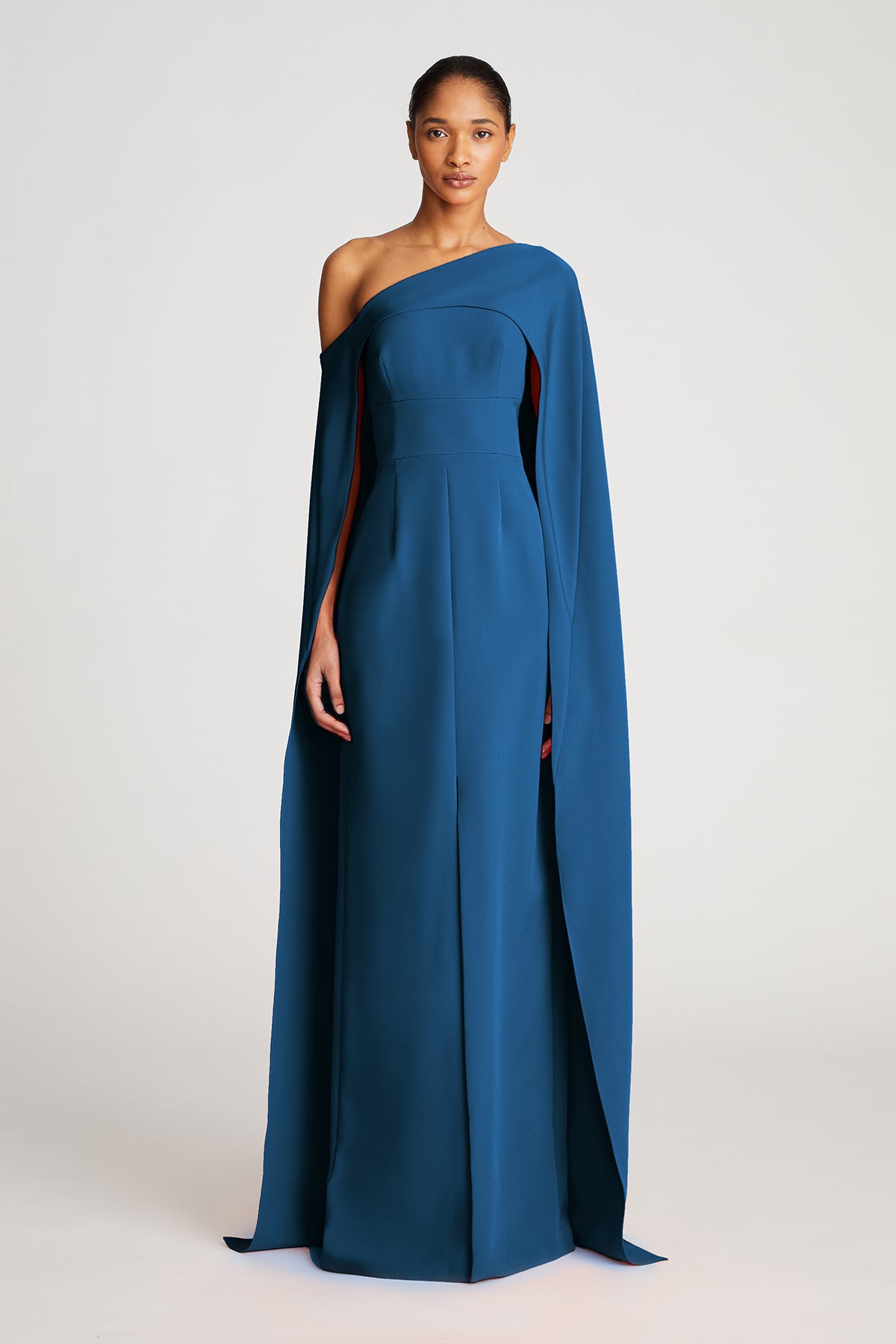 halston formal dresses Reiss Halston Metallic Pleated Maxi Dress in Dark Olive Green