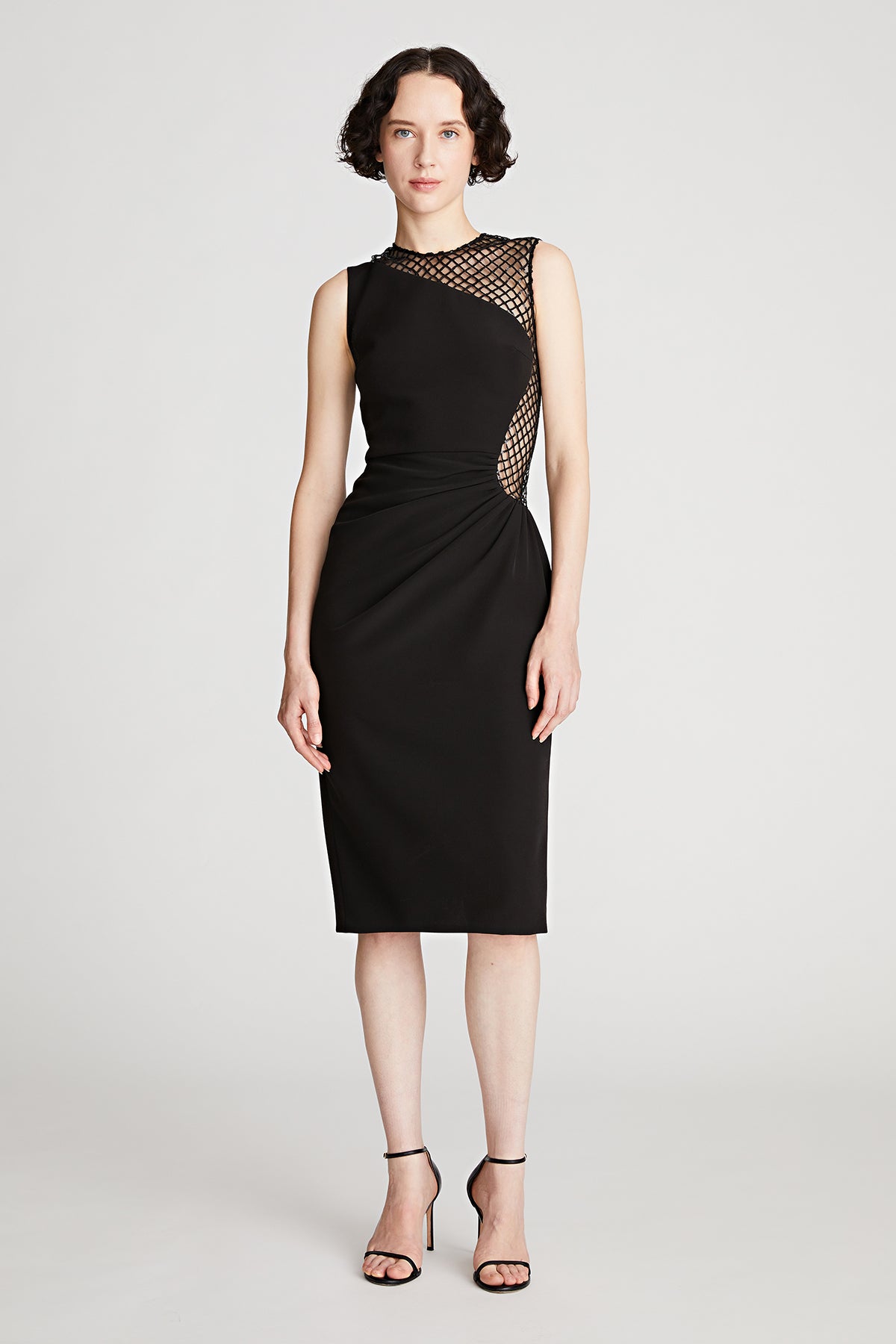 Kenda Dress In Crepe & Sequin