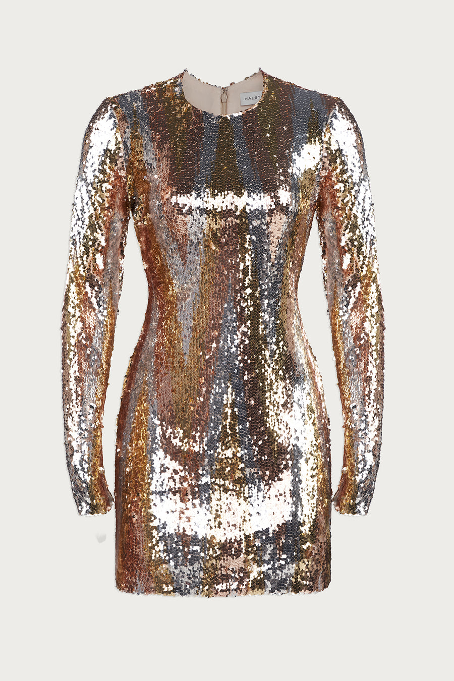 Maude Dress In Chevron Sequin