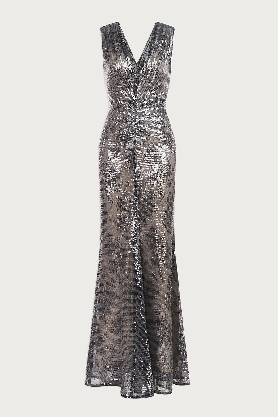 Loretta Gown In Lace Sequin