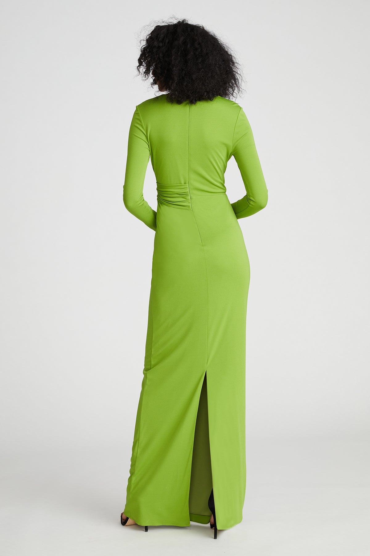 slim fit dress slacks Kayla Green Midi Dress main image 0