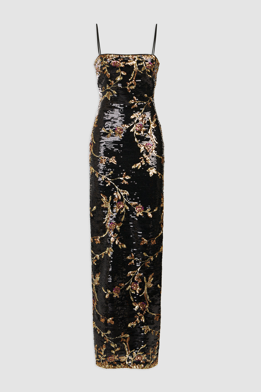 Yazmeen Gown In Floral Sequin
