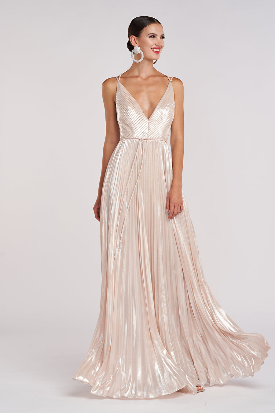 Ace Gown In Foil Chiffon