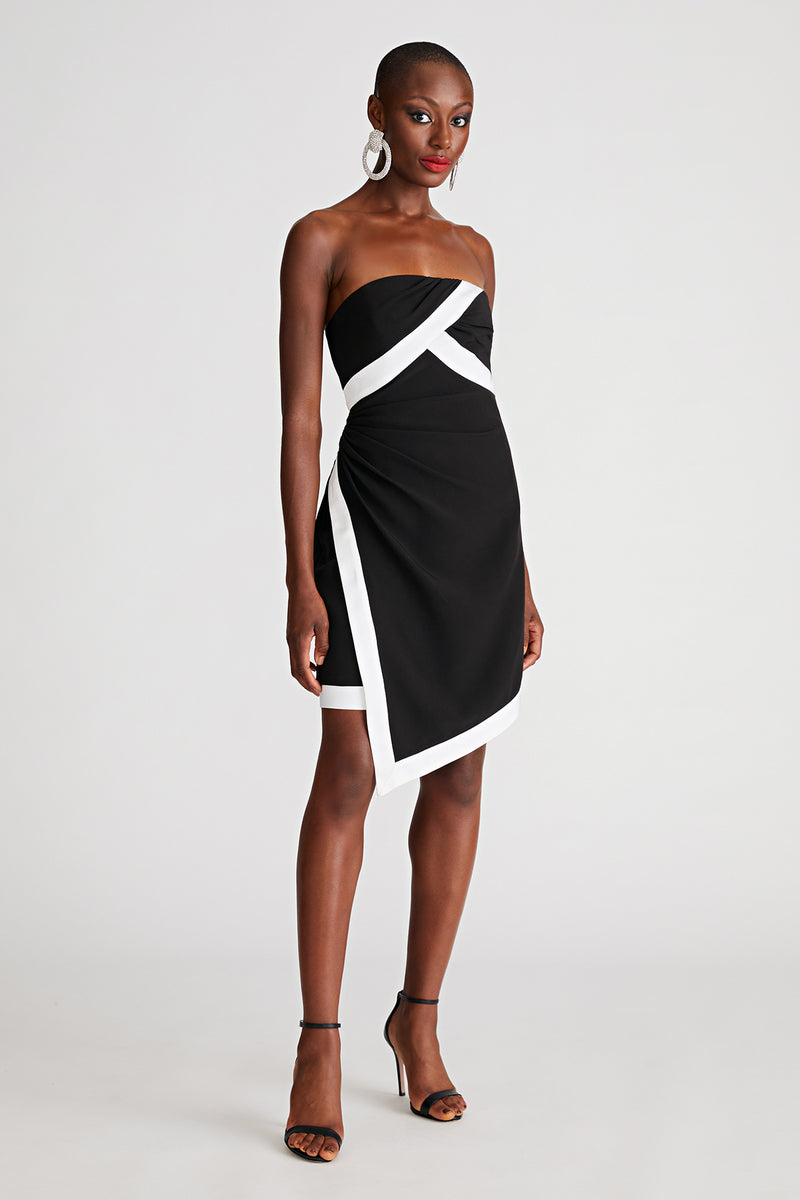 Lanie Dress In Crepe – Halston
