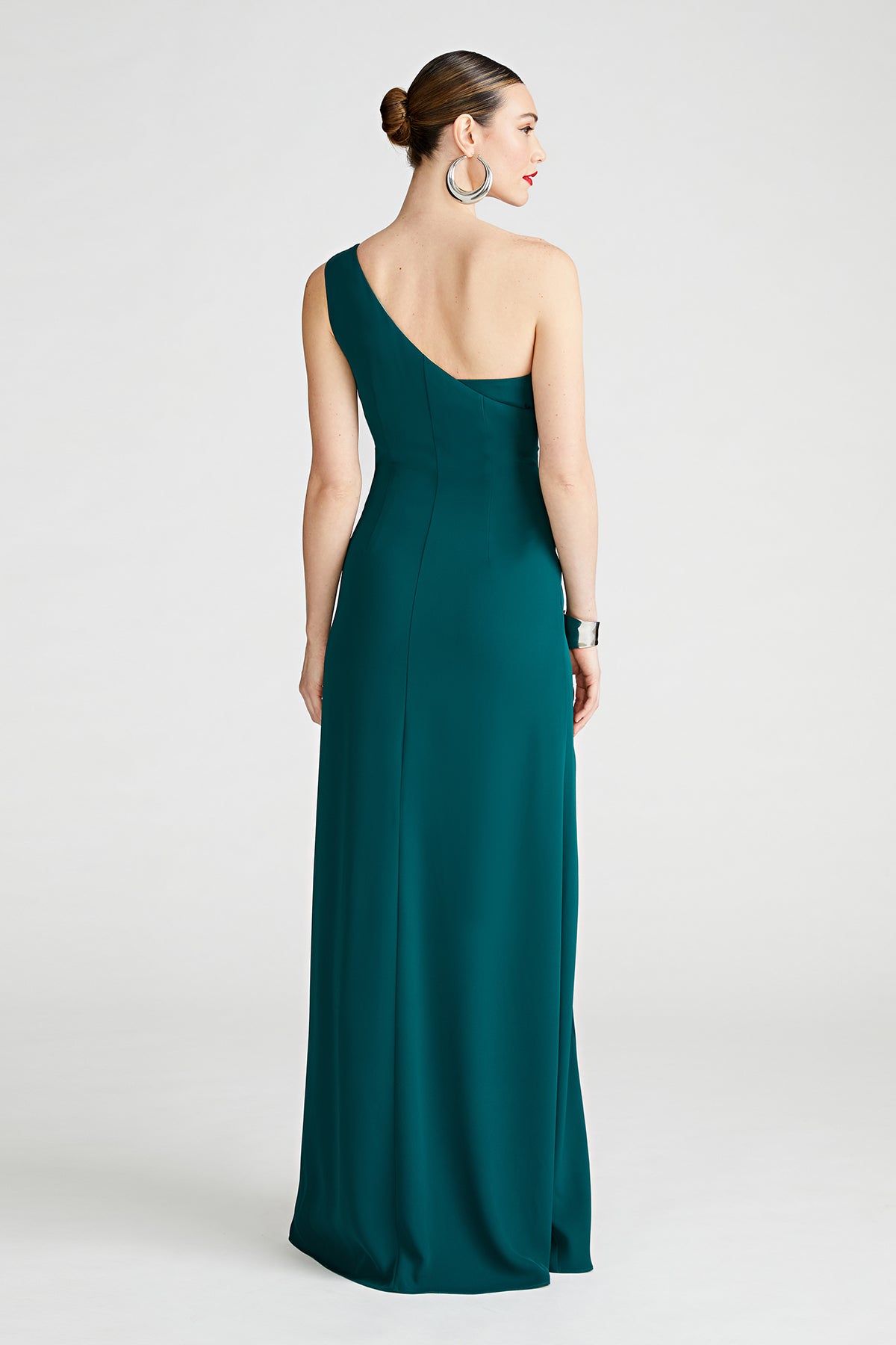 green floral american eagle dress Verdianna Gown In Fluid Crepe – Halston