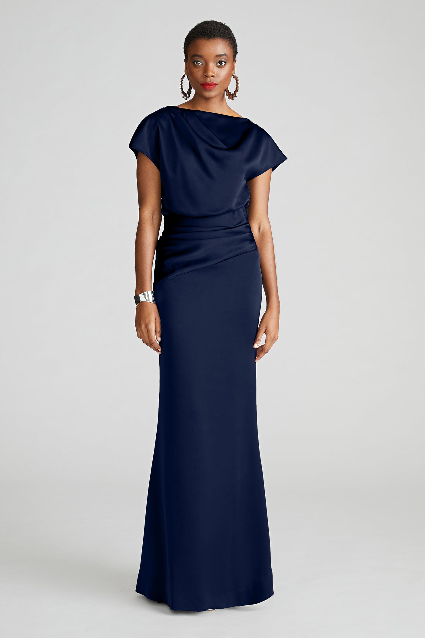 Lissandra Satin Gown Halston Lissandra Satin Gown Halston