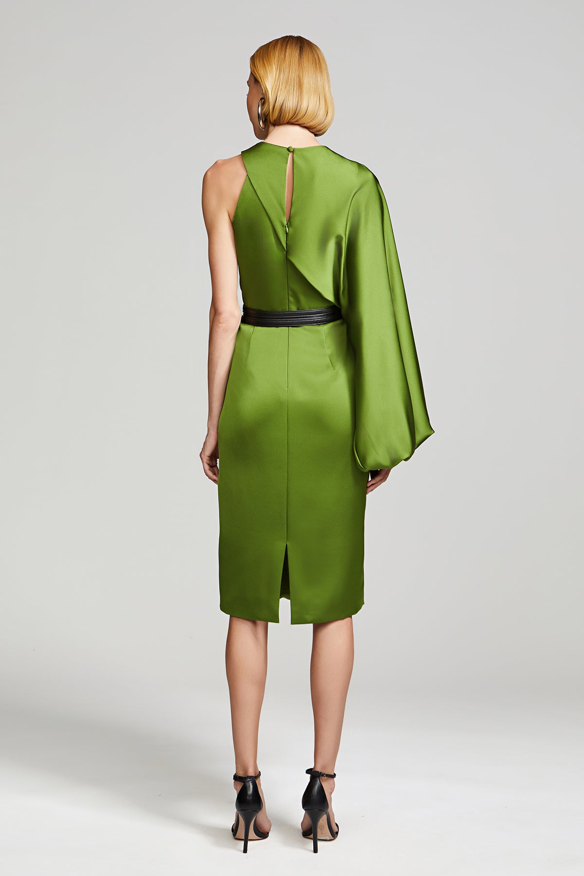 halston heritage green dress Escvdo | Golfo Maxi Dress | Navy/Light Blue main image 1