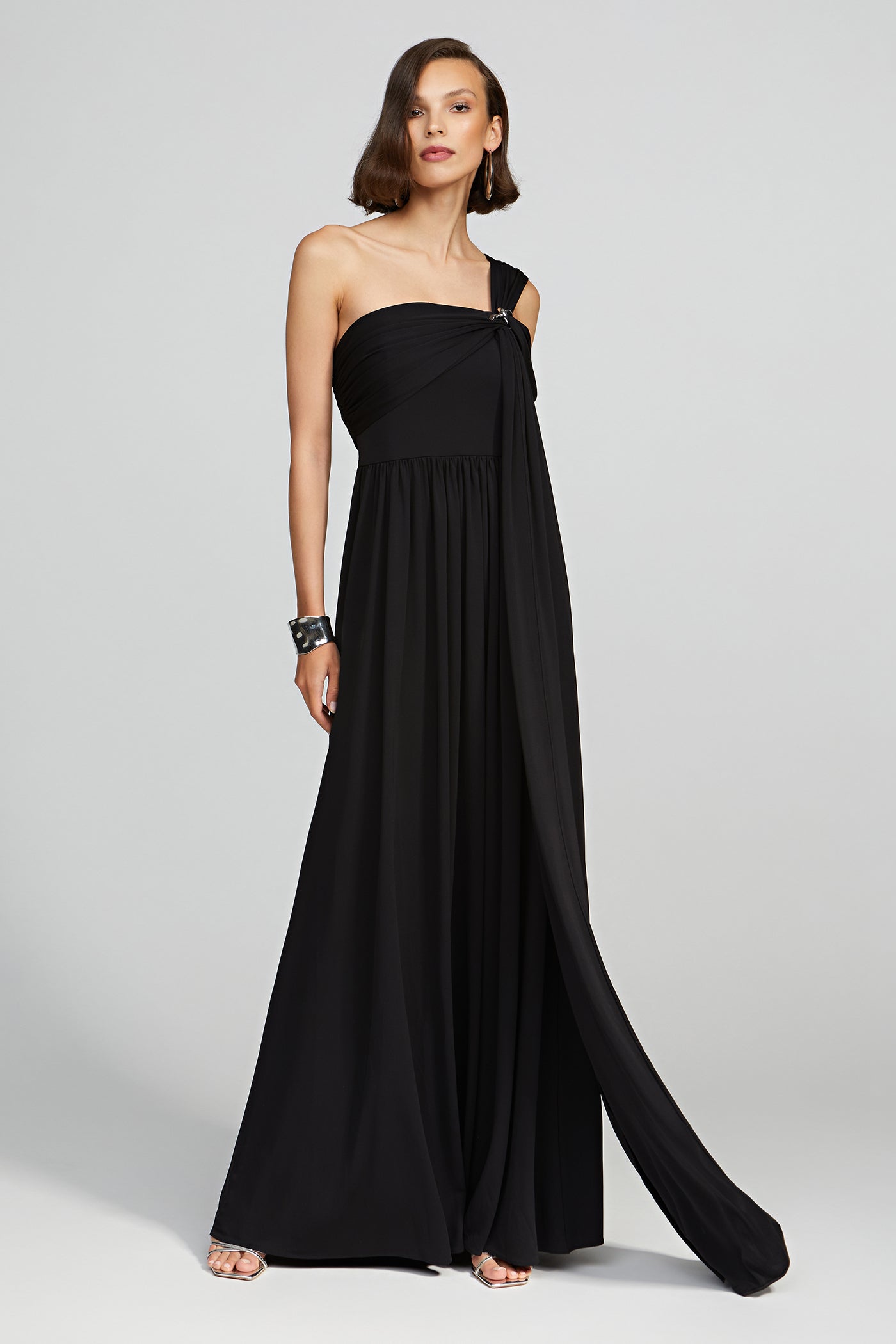 Adena Dress In Matte Jersey 0 / Black Adena Dress In Matte Jersey 0 / Black