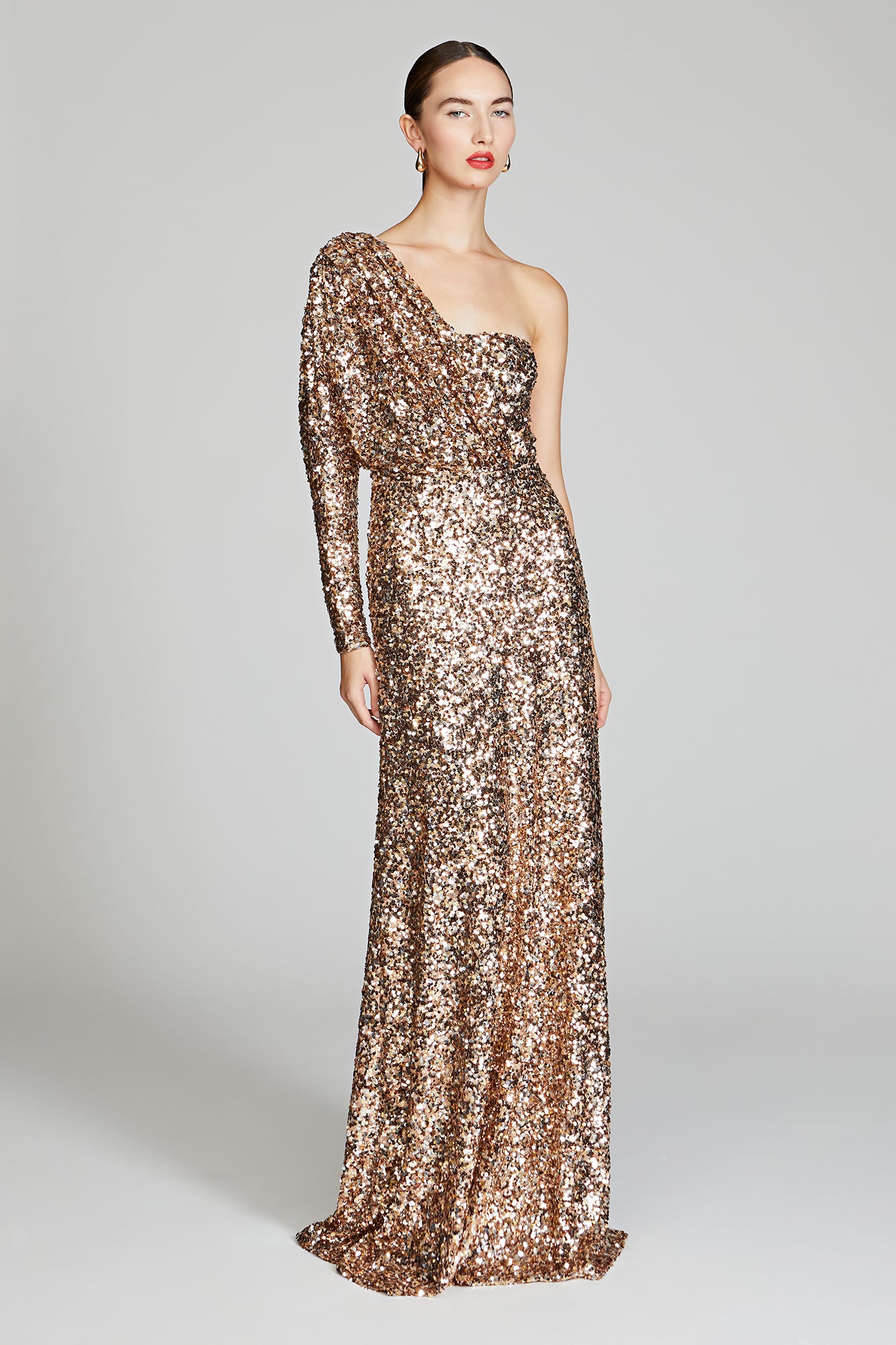 Ramona Sequins Gown  Halston