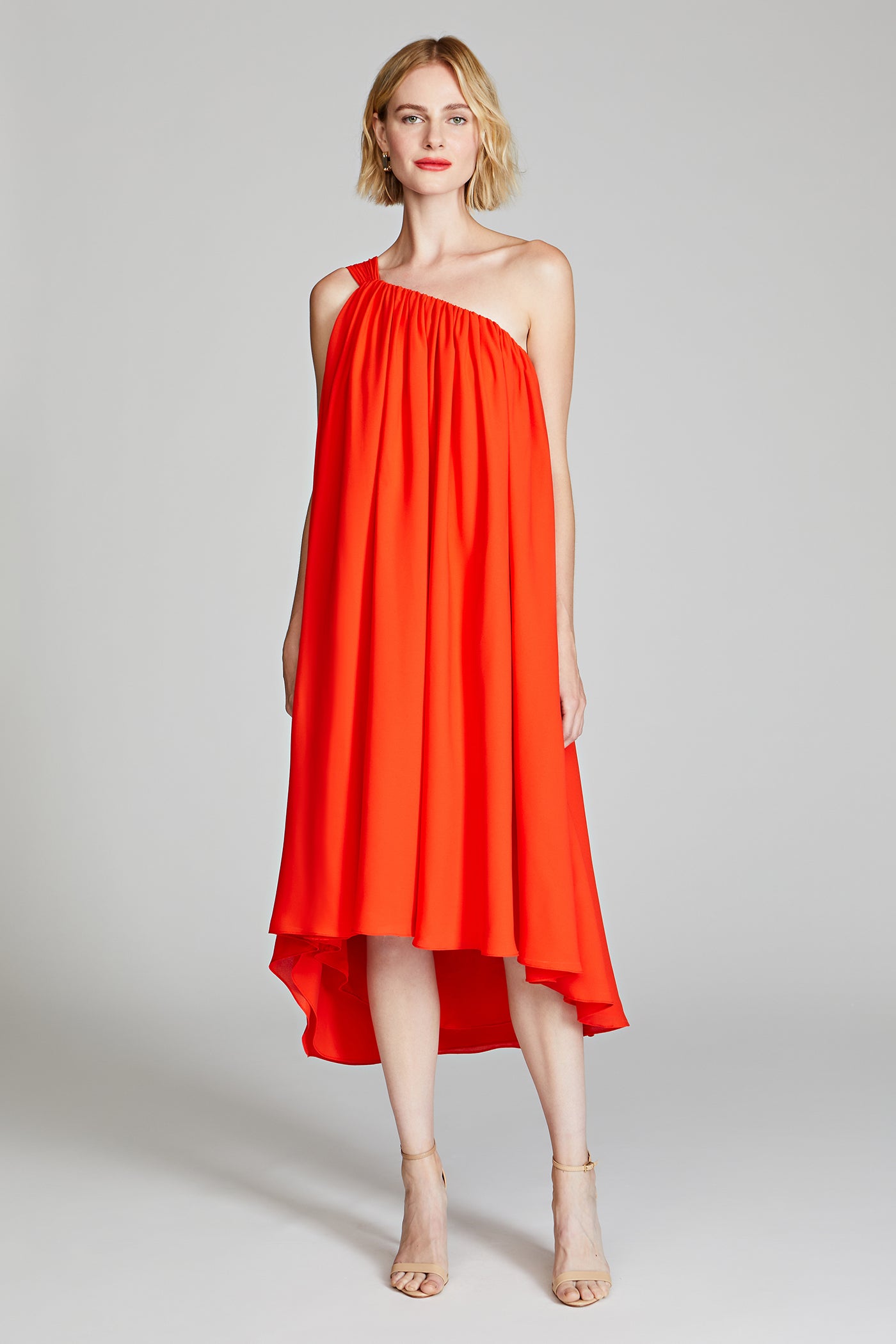 halston heritage orange pleated dress Pleated Maxi Dress Halston Heritage Pleated Dress Halston Heritage Pleated Gown 2025