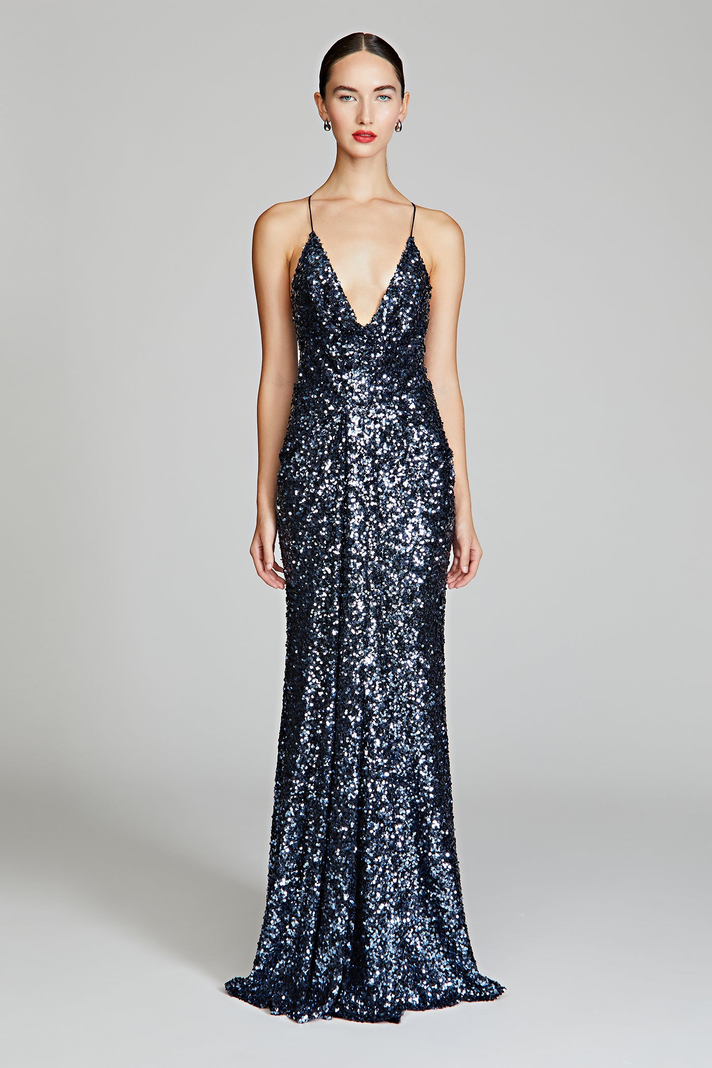 Manon Sequins Gown 2 / Indigo Confetti