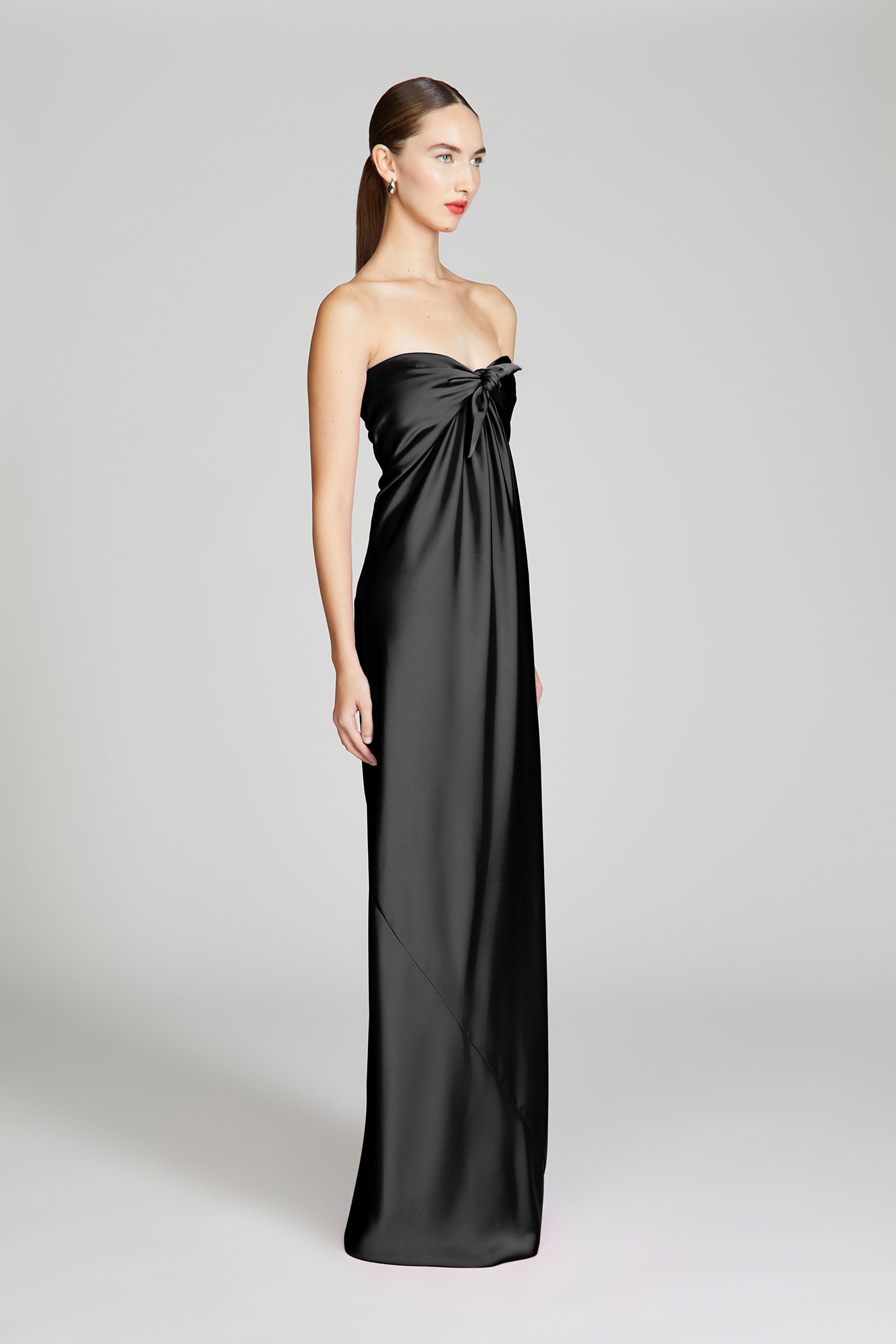 Lisette Satin Gown Halston Lisette Satin Gown Halston