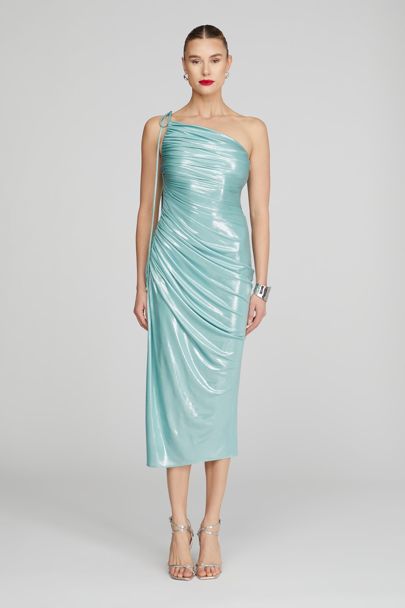 Mona One Shoulder Midi Dress Mona One Shoulder Midi Dress