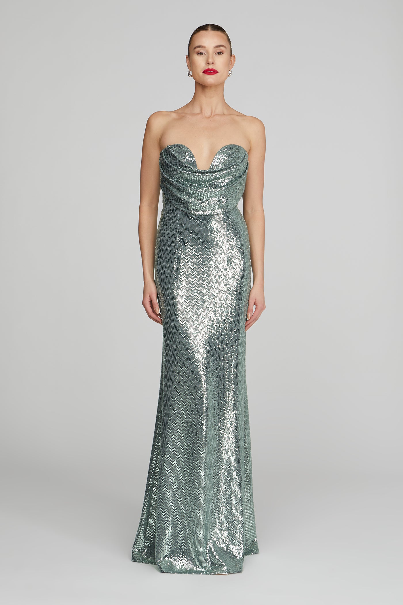 Juliette Disco Jersey Gown 8 / Steel Juliette Disco Jersey Gown 8 / Steel