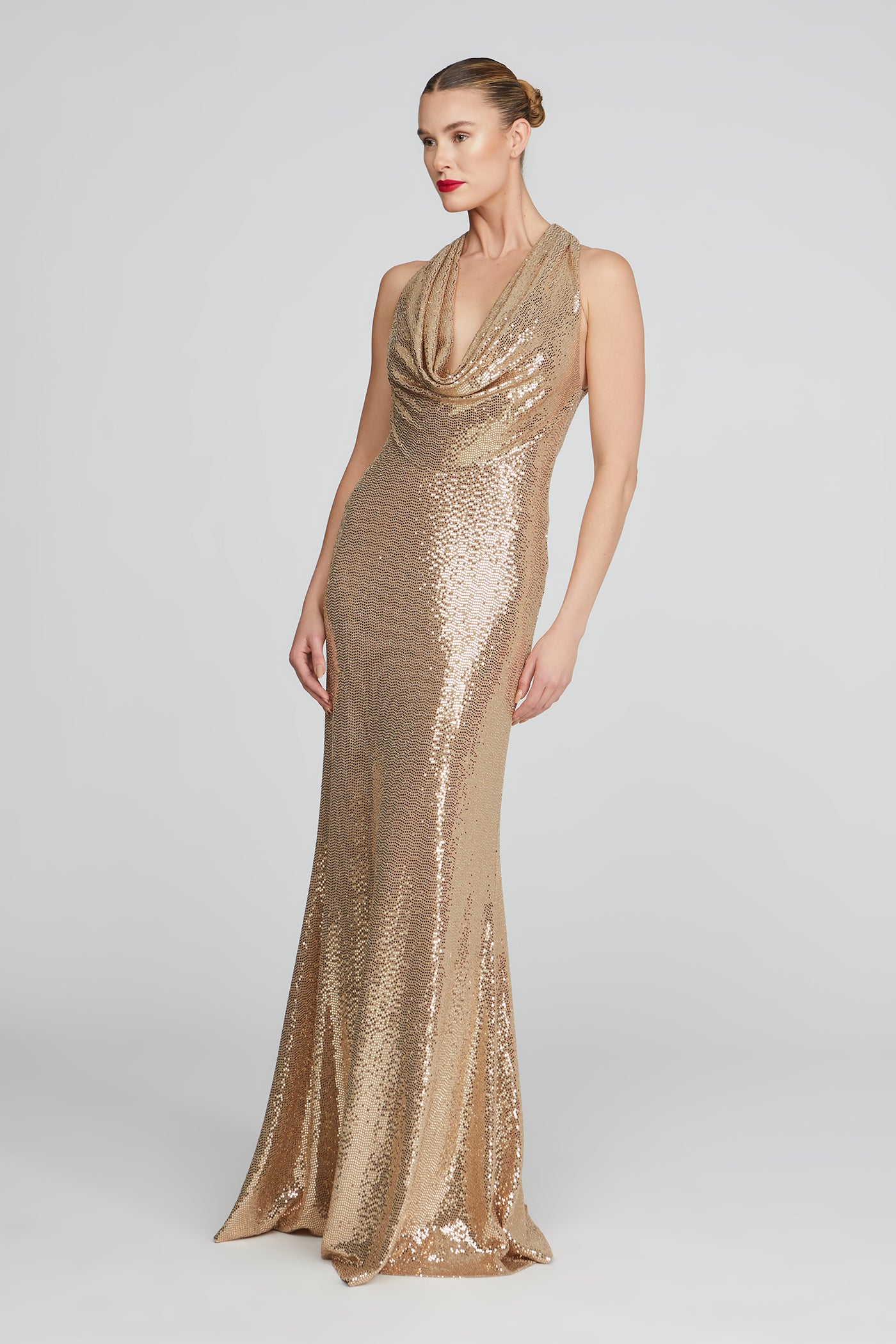 Milana Disco Jersey Gown