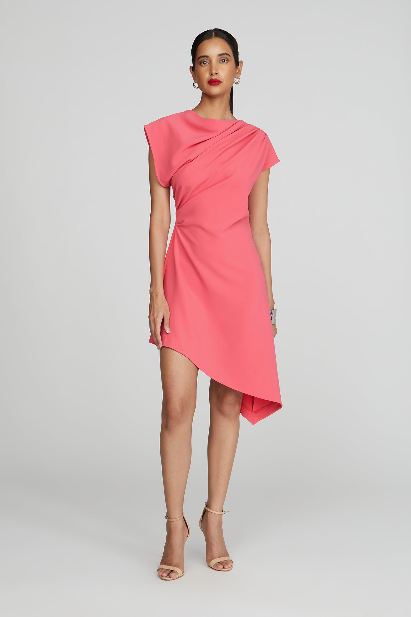 Jolie Dress In Luxe Crepe 8 / Guava Jolie Dress In Luxe Crepe 8 / Guava
