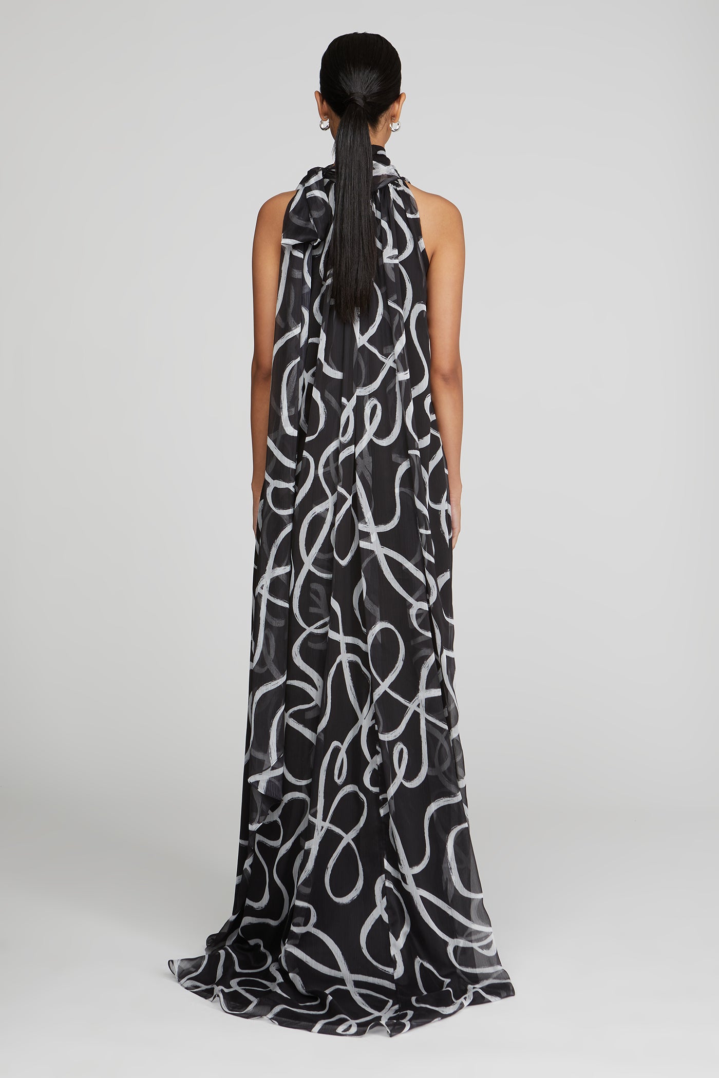 Lyle Chiffon Gown Halston Lyle Chiffon Gown Halston