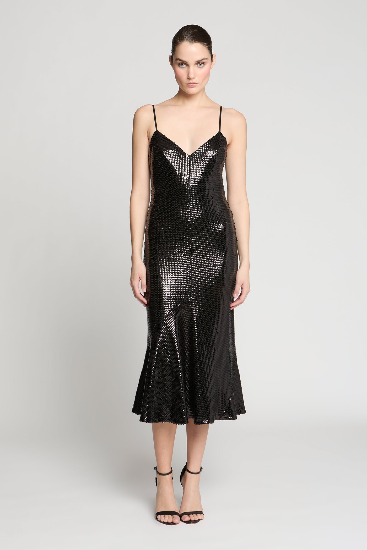 Lucia Sequin Midi – Halston