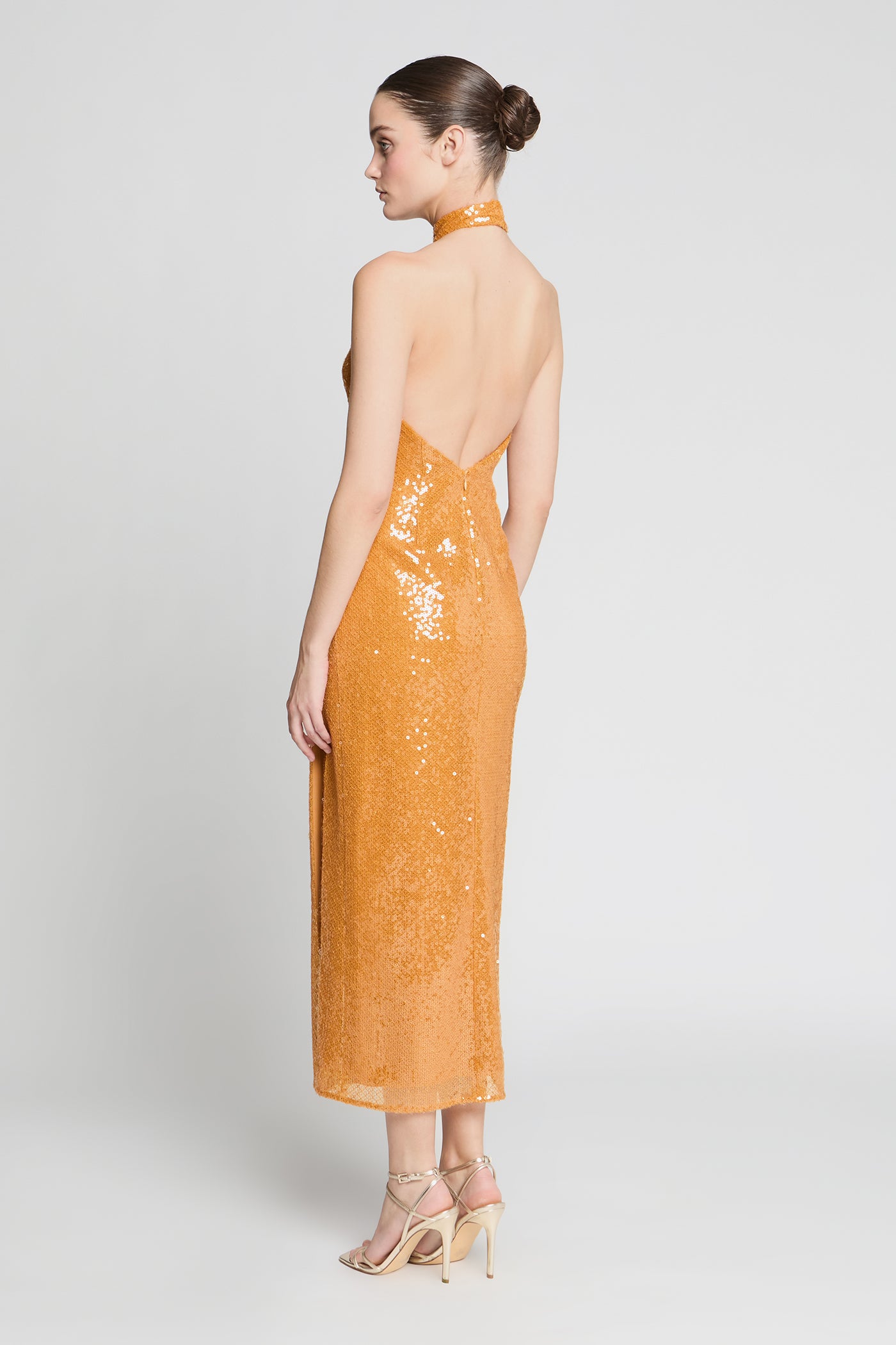 Alva Sequin Midi Dress Halston Alva Sequin Midi Dress Halston