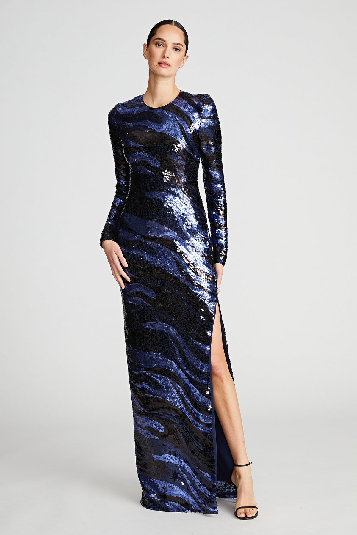 whitney sequin maxi dress Whitney Gown In Sequins