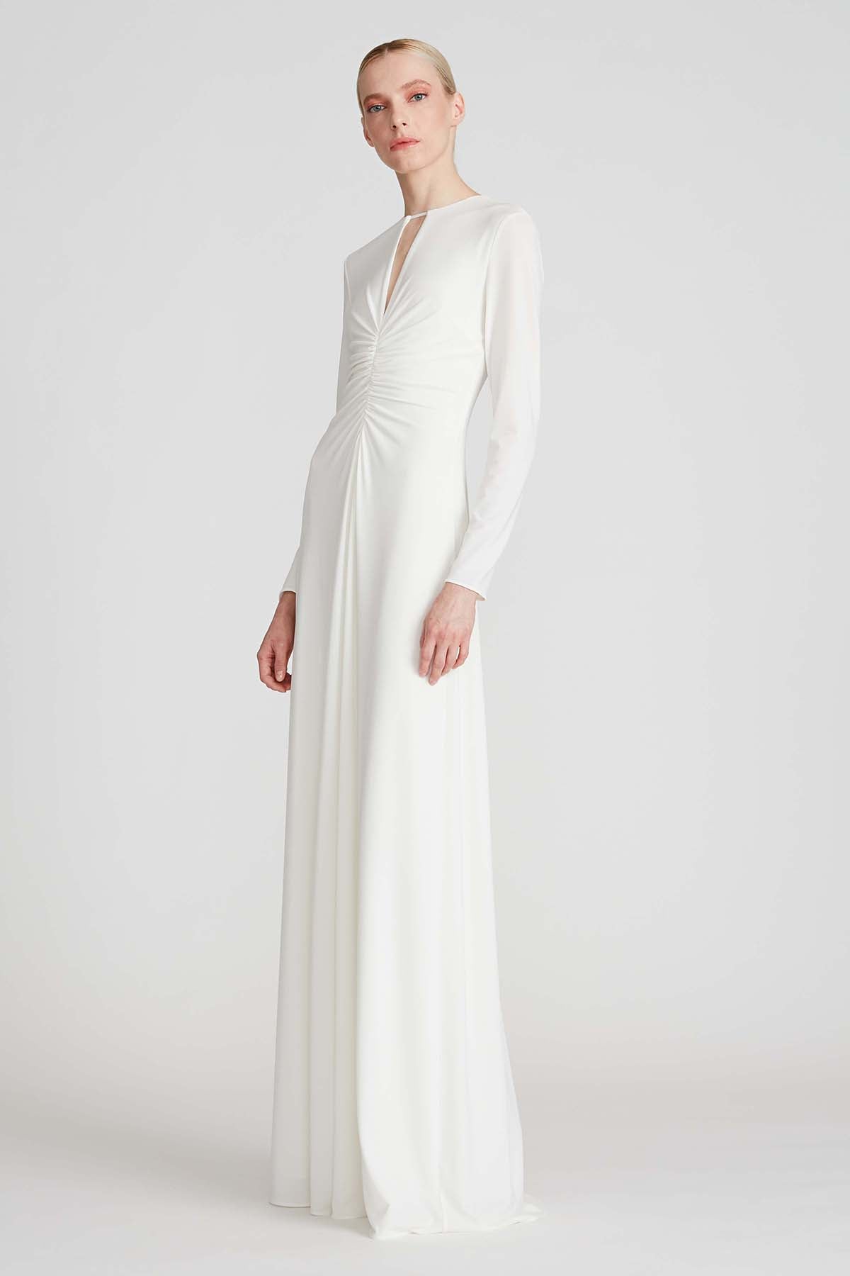 Halston Vera Jersey Gown Pristine