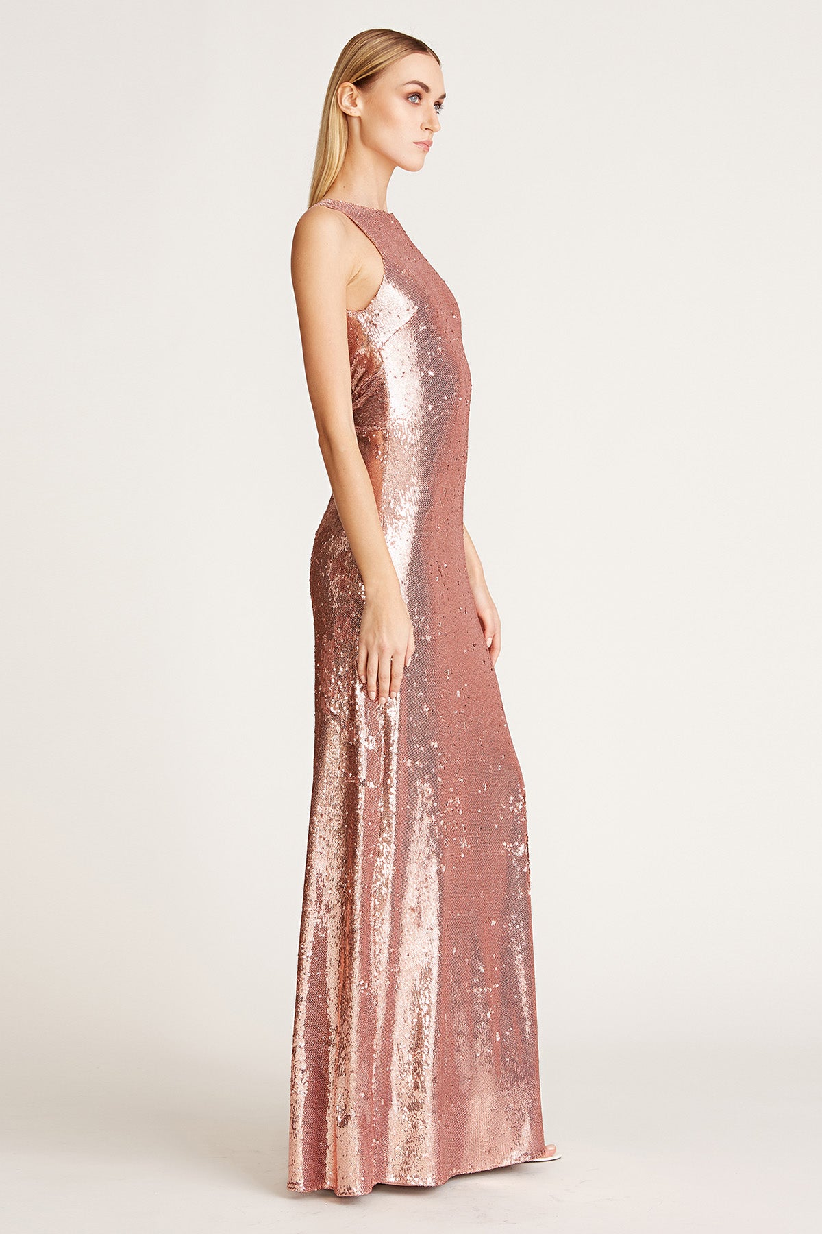 Halston - Madden Back Twist Gown