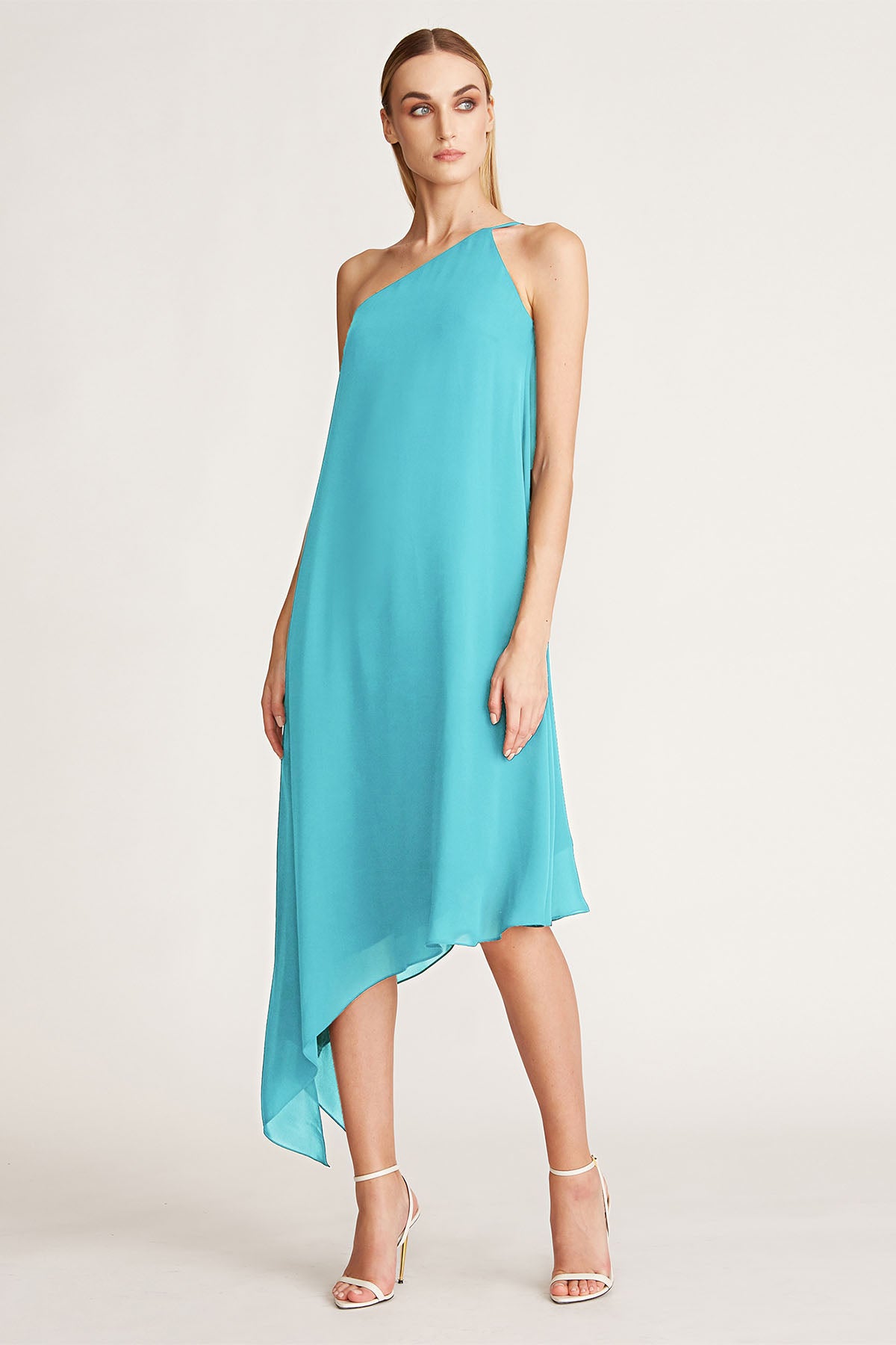 halston silk dress Halston Maxi Dress