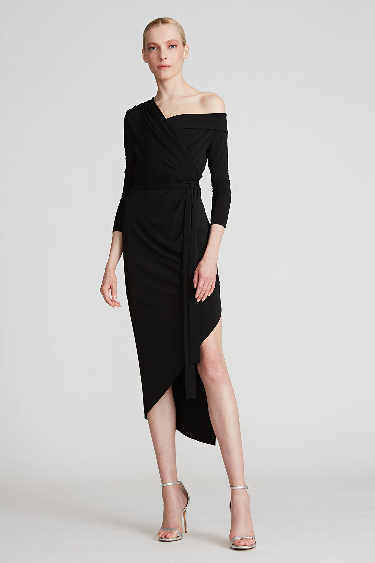 halston eden asymmetrical dress Eden Jersey Dress