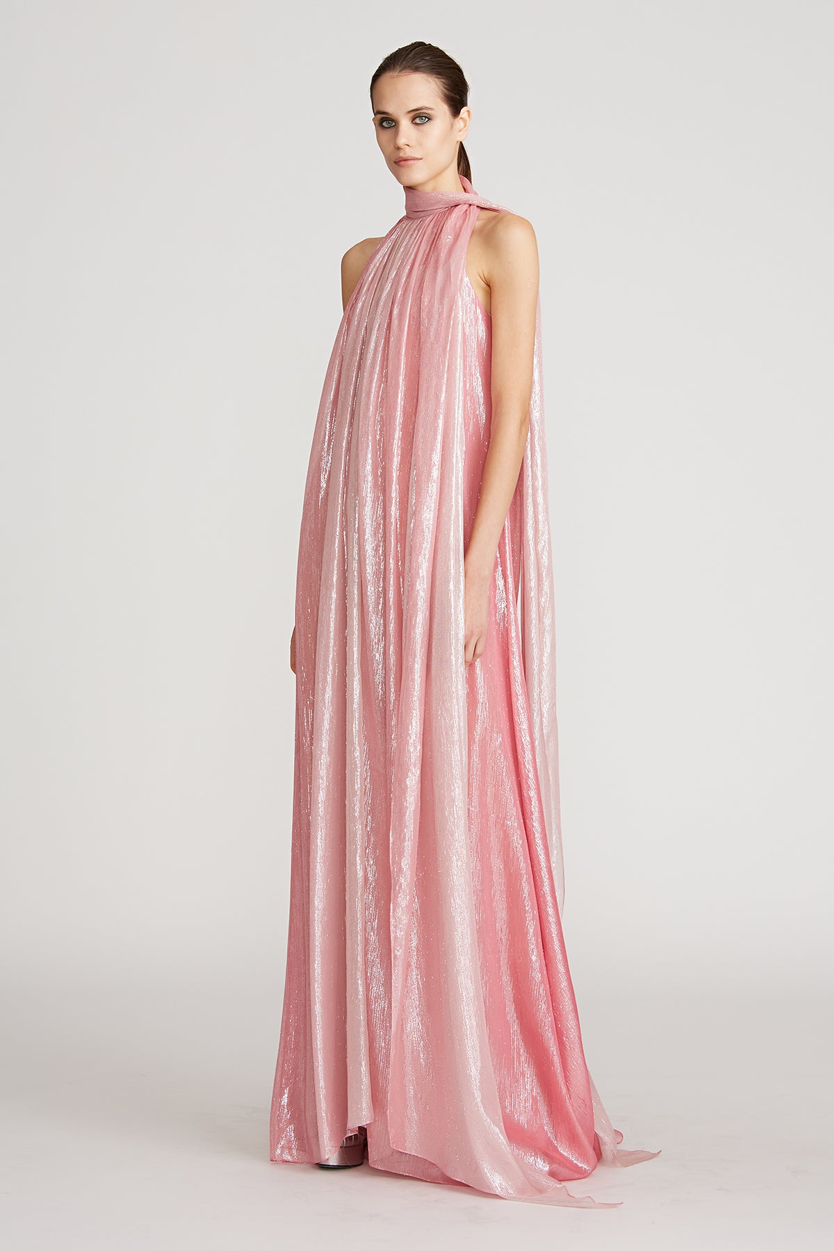Tay Lurex Chiffon Ombre Gown Tay Lurex Chiffon Ombre Gown