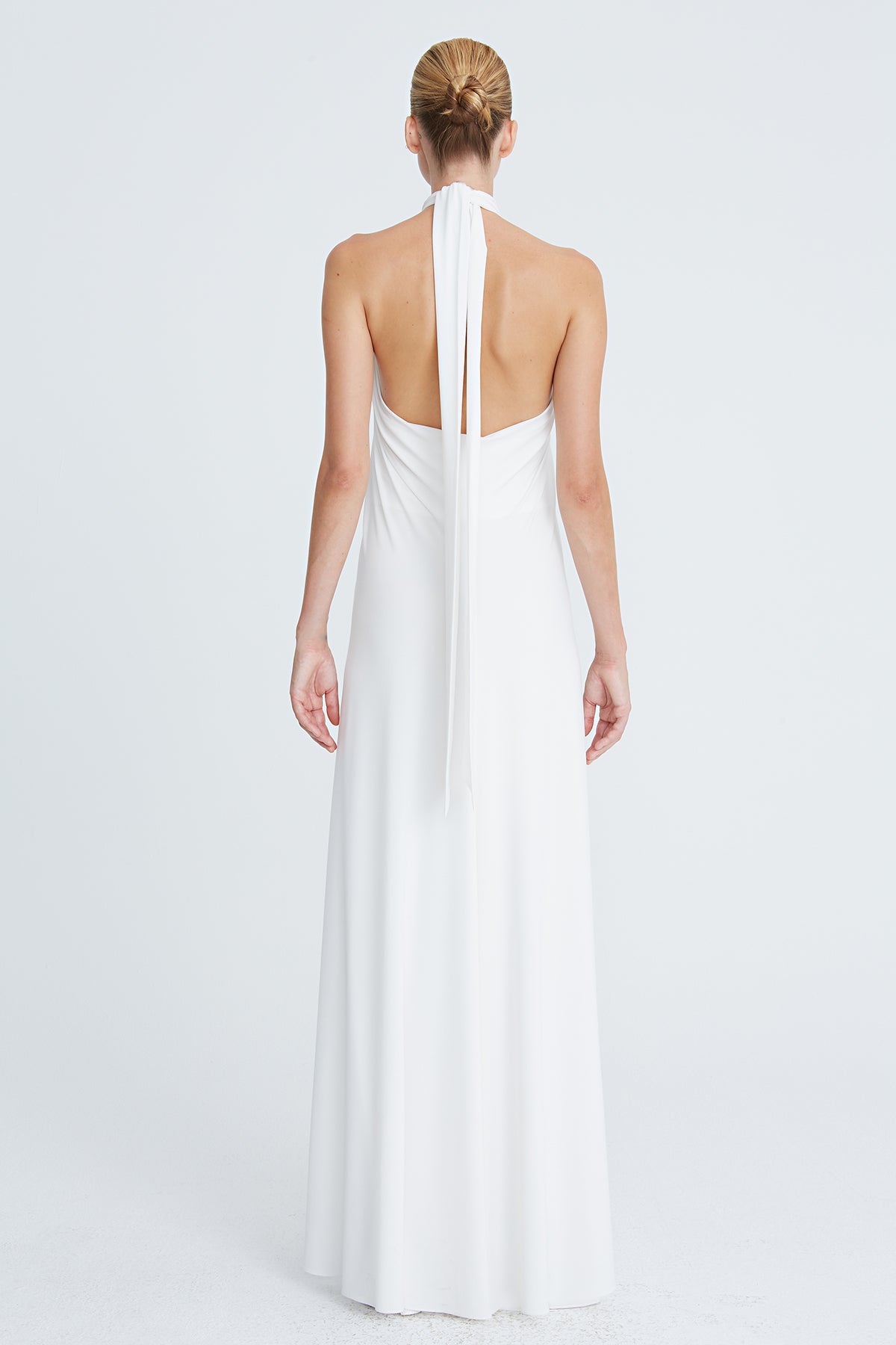 halter dress halston Marisol Lurex Gown