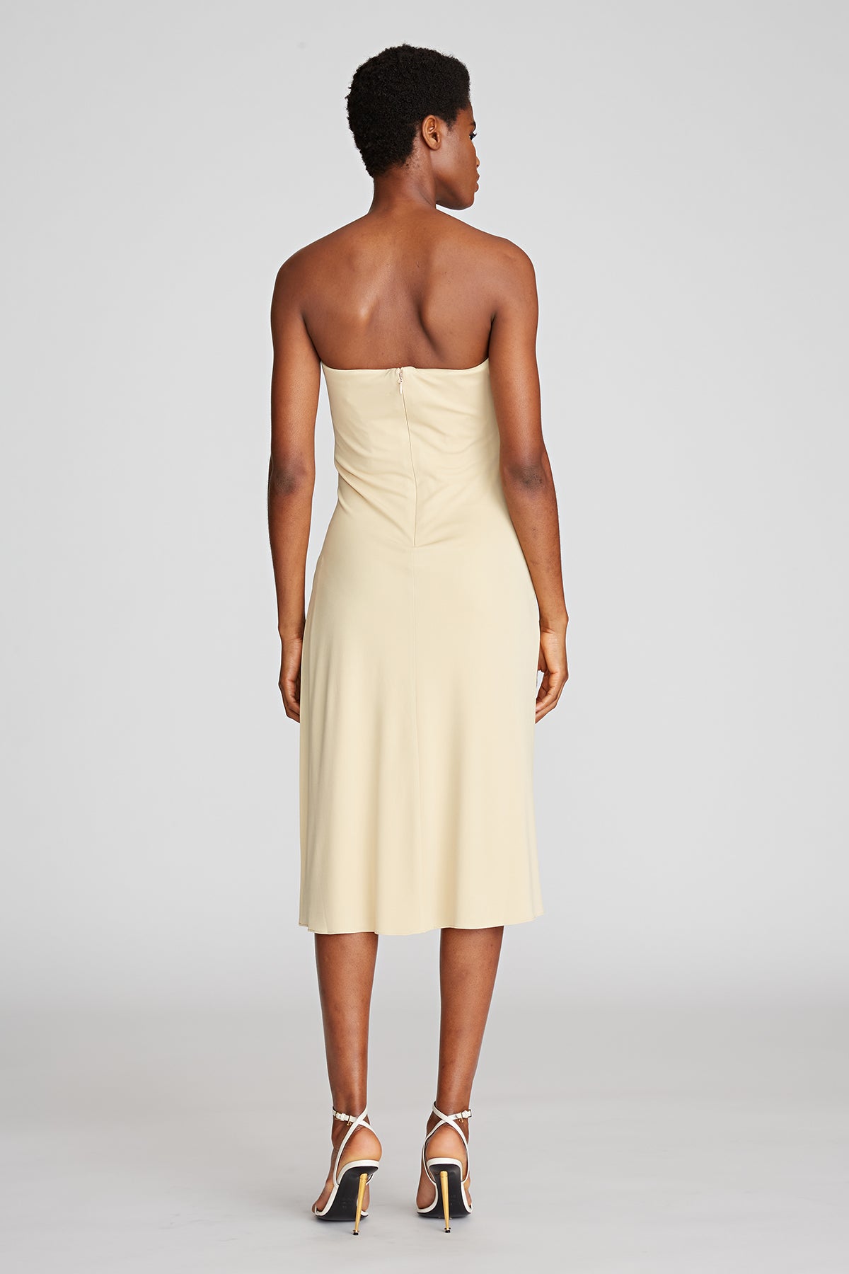 Myra Dress In Matte Jersey Halston Myra Dress In Matte Jersey Halston