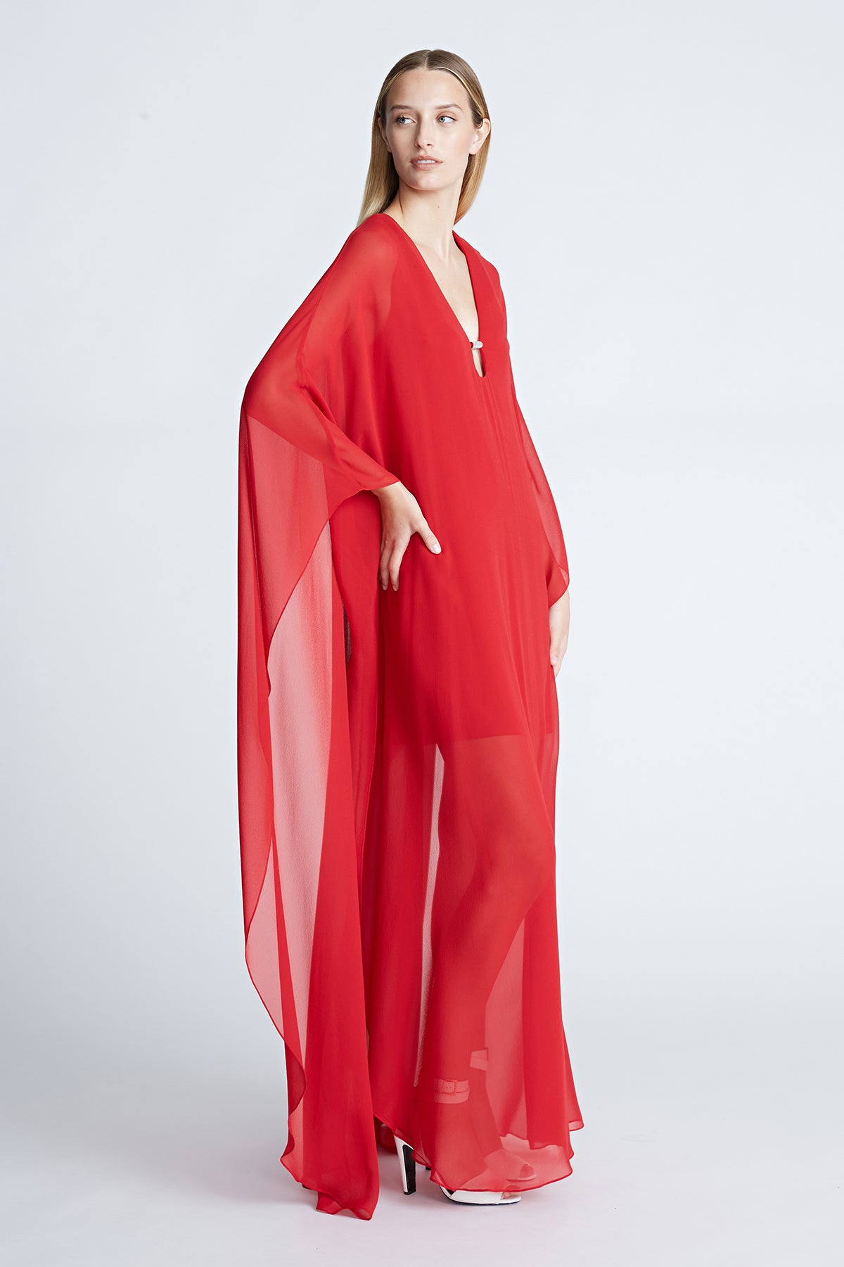 Paula Gown In Chiffon/Crepe Paula Gown In Chiffon/Crepe