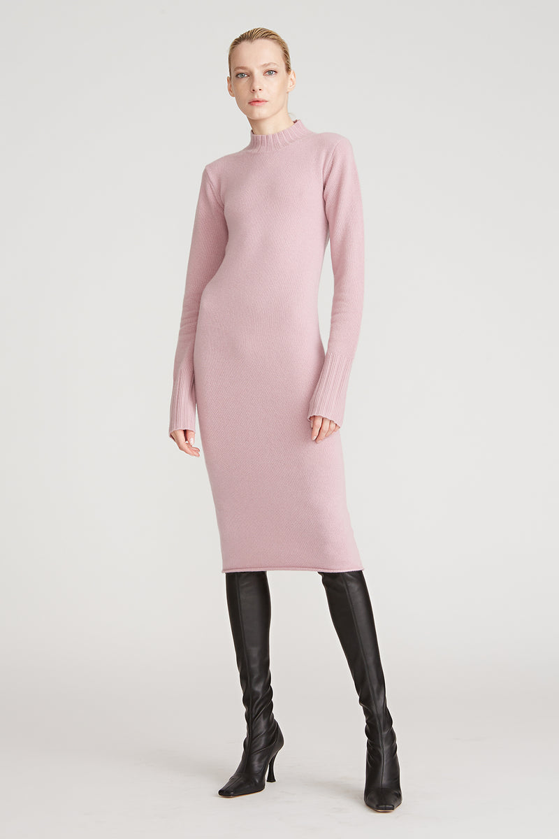pink cashmere sweater dress Ted Baker sweater dress womens sz 1 pink wool cashmere $298