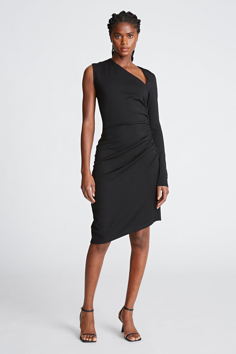 Skyler Dress In Knit Suiting – Halston