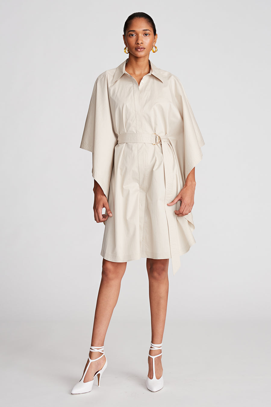 Beckett Dress In Cotton Poplin