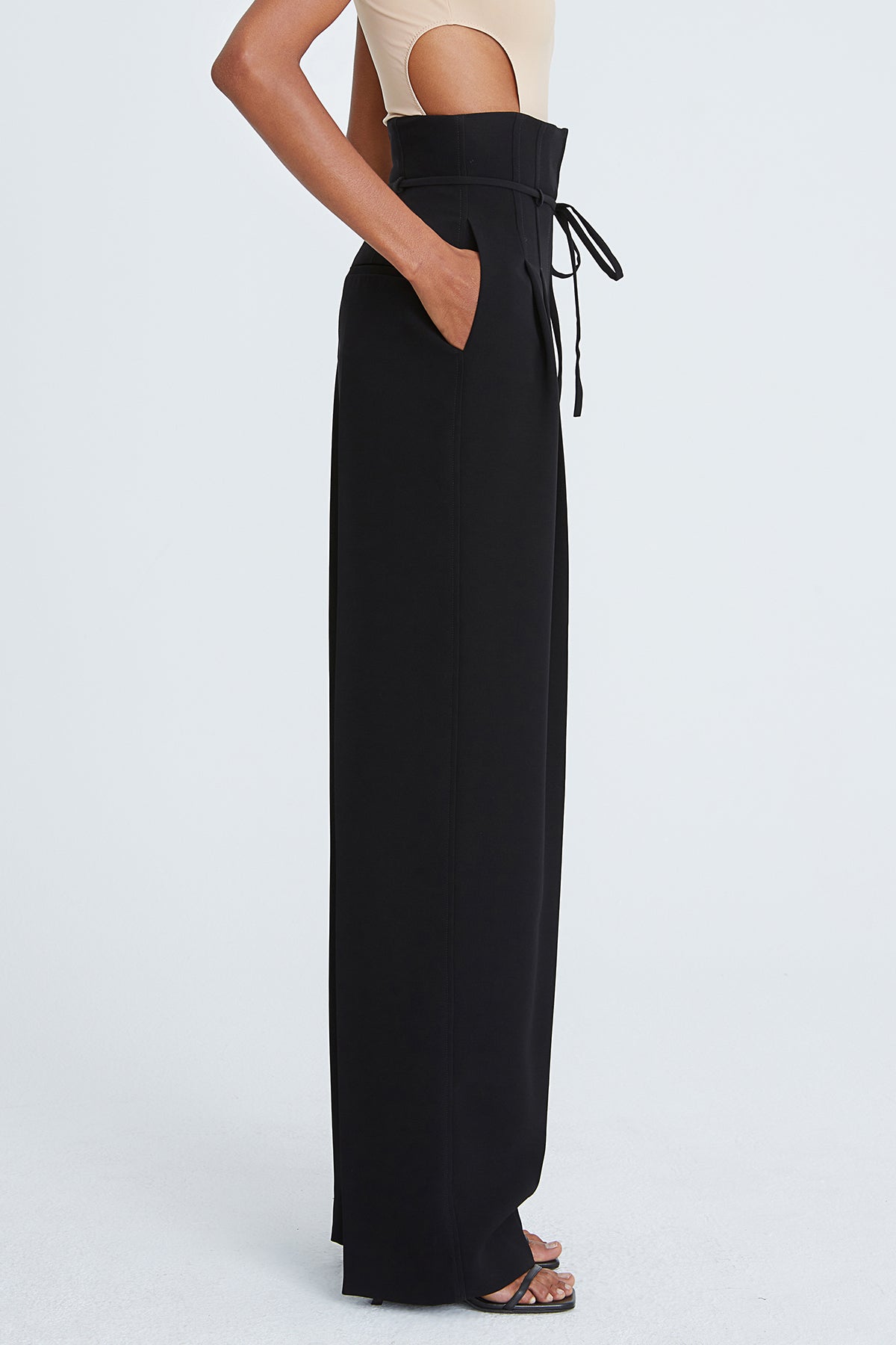 Palmer Crepe Wide Leg Pant