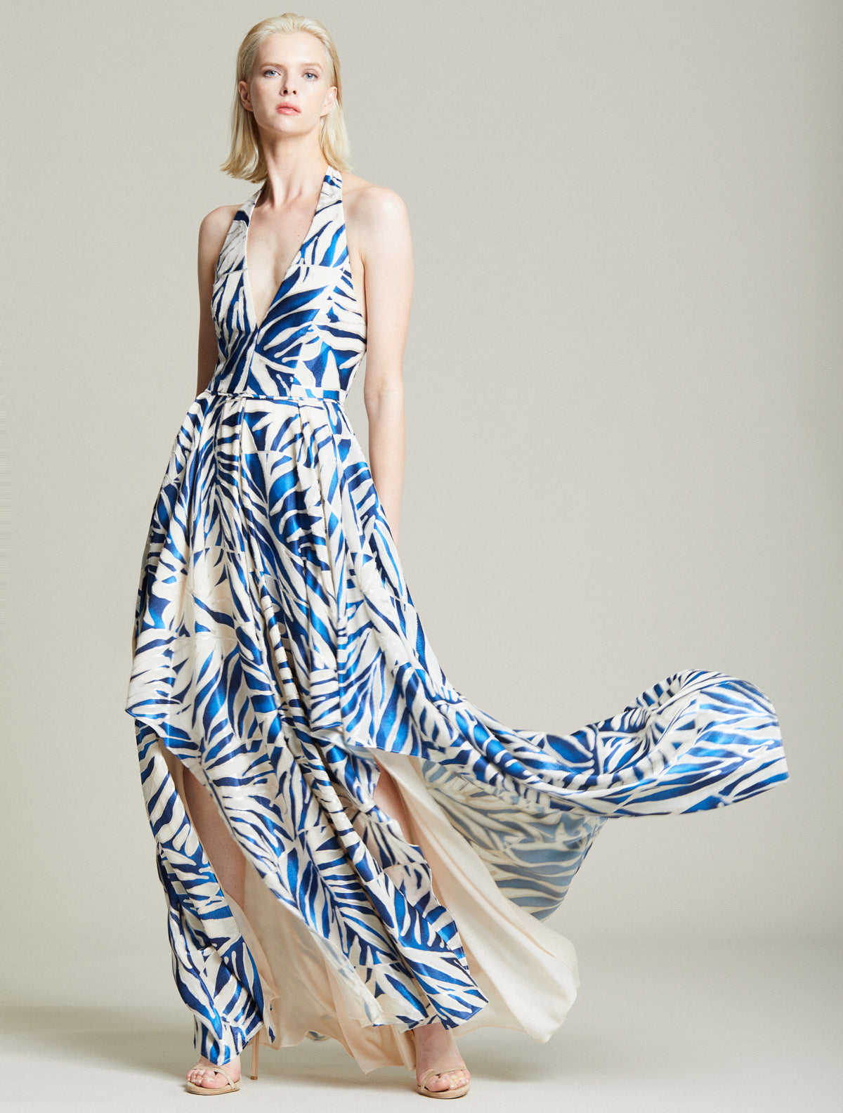 Burnout Halter Gown Burnout Halter Gown