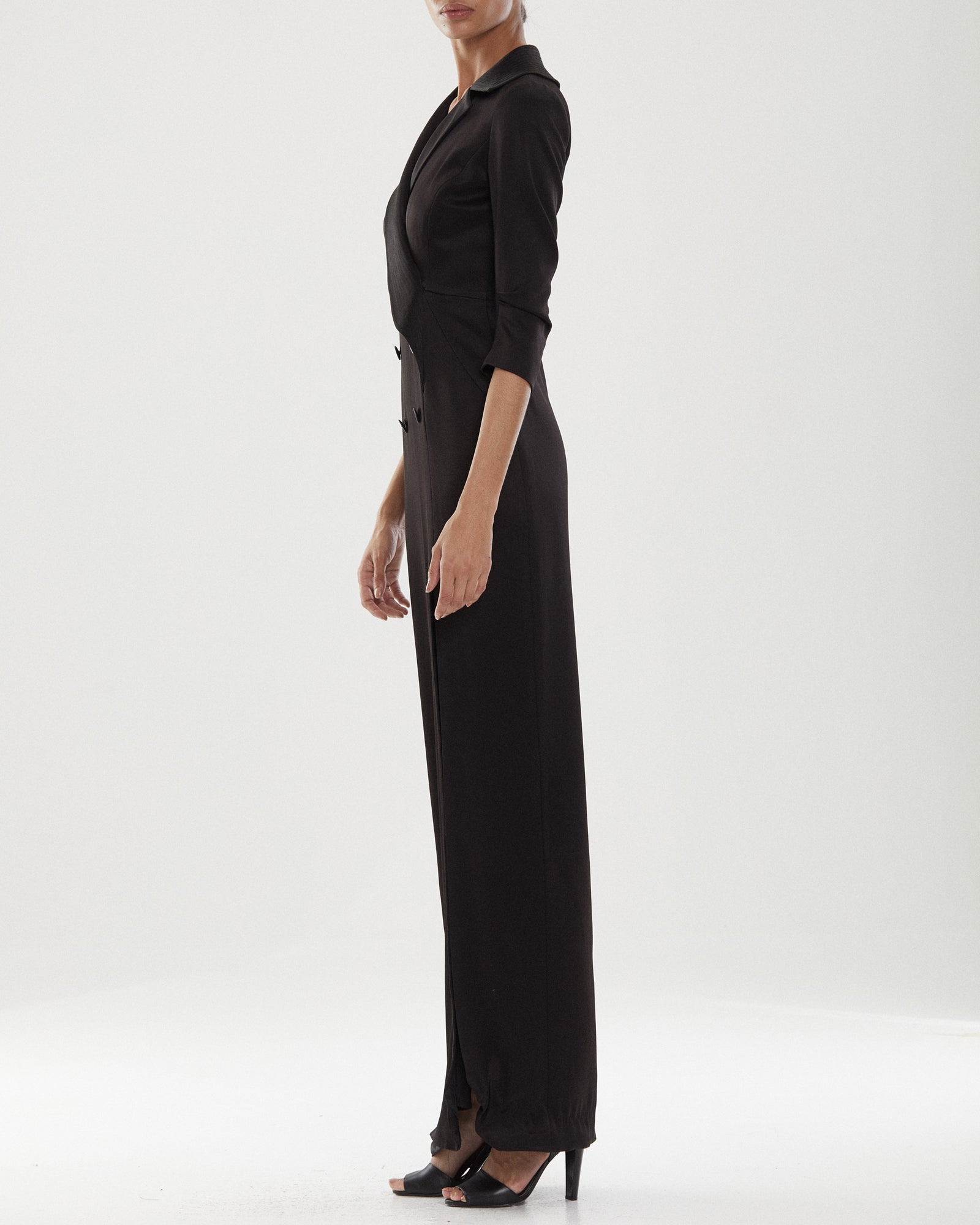 Halston heritage fashion tuxedo dress