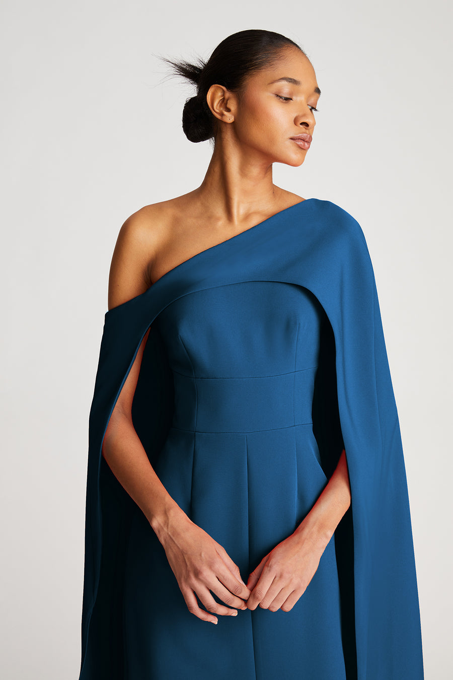Elycia Gown In Stretch Crepe