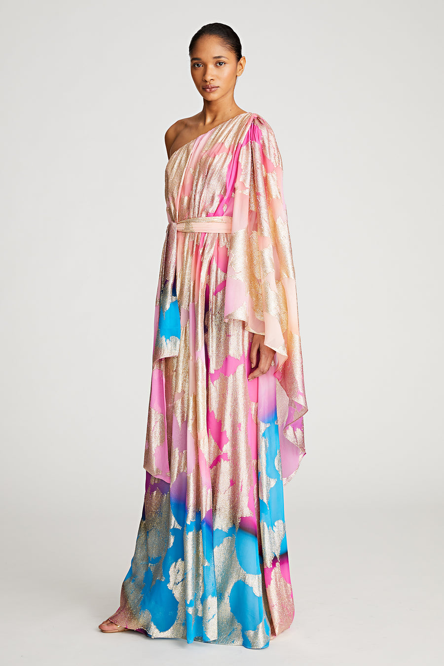 Nisa Gown In Printed Fil Coupe