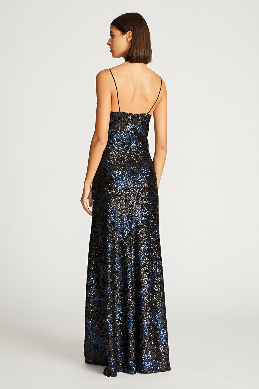 Syrena Gown In Wave Sequin