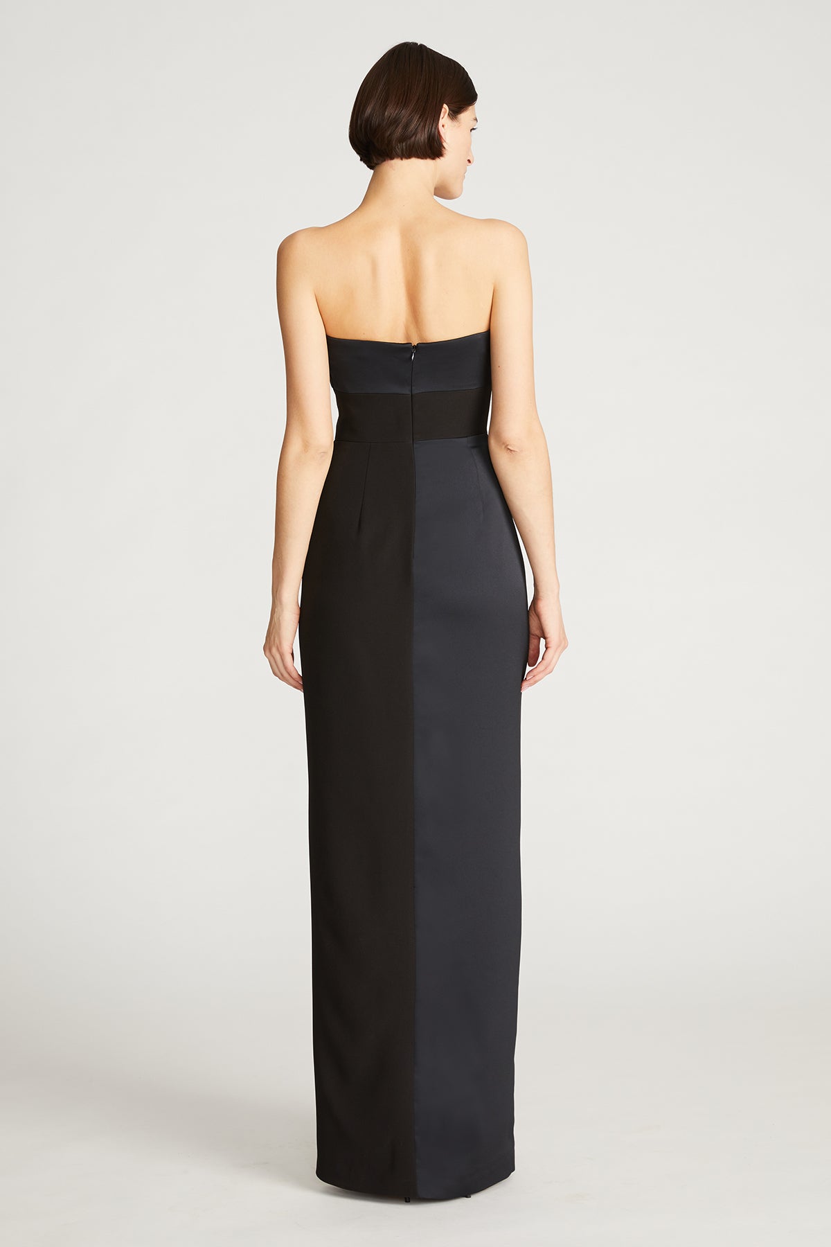 Esther Gown In Crepe And Satin – Halston