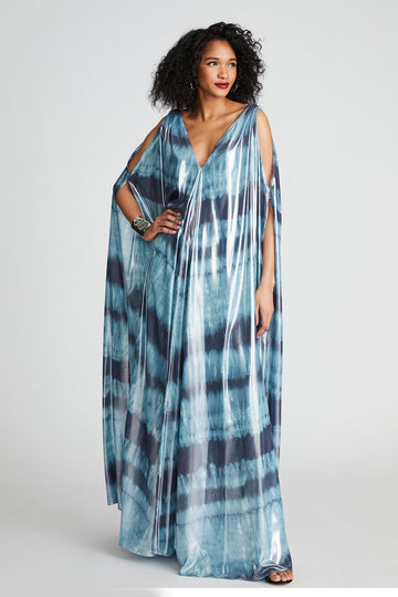 Umi Gown In Iridescent Chiffon