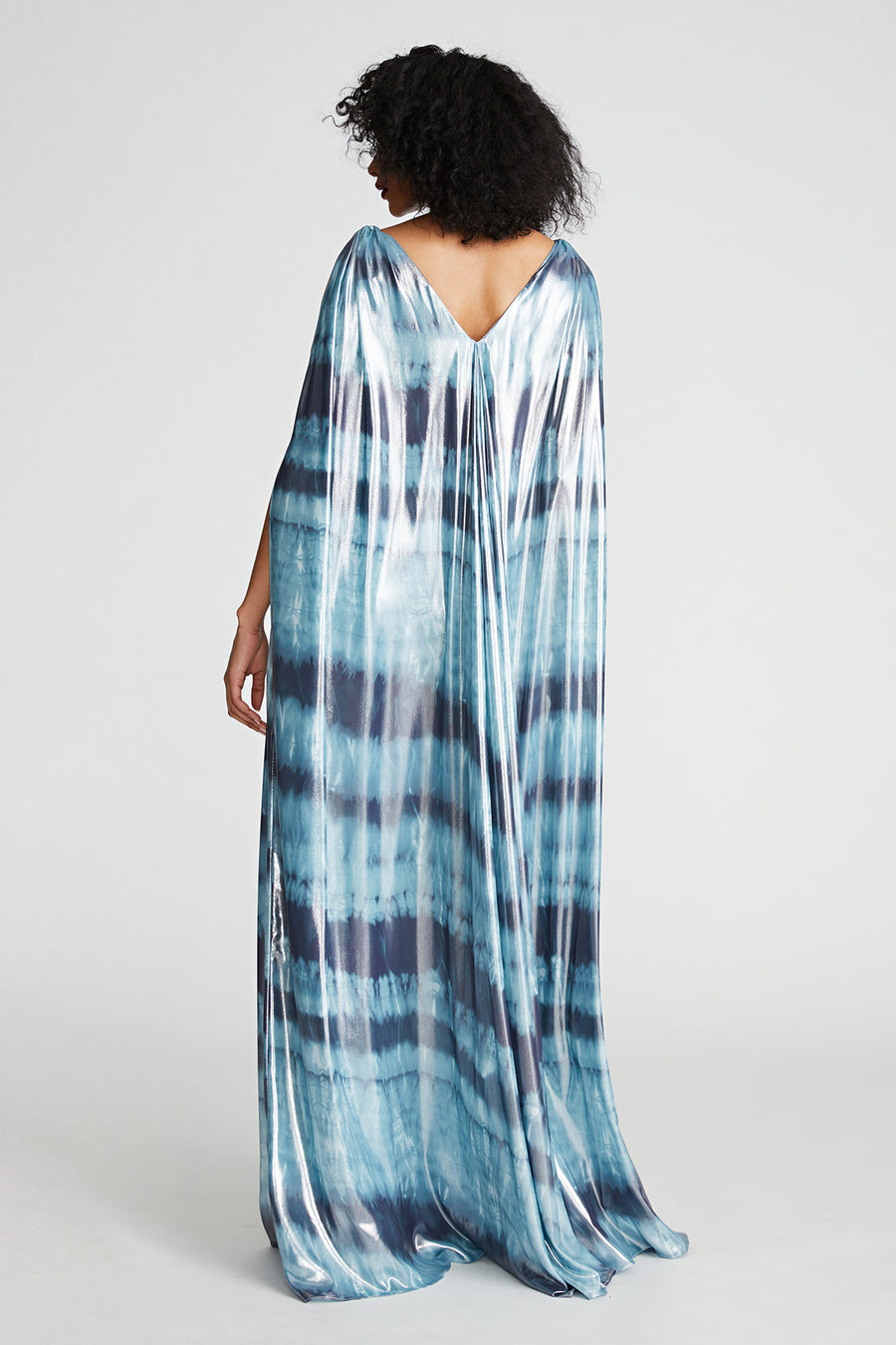 Umi Gown In Iridescent Chiffon