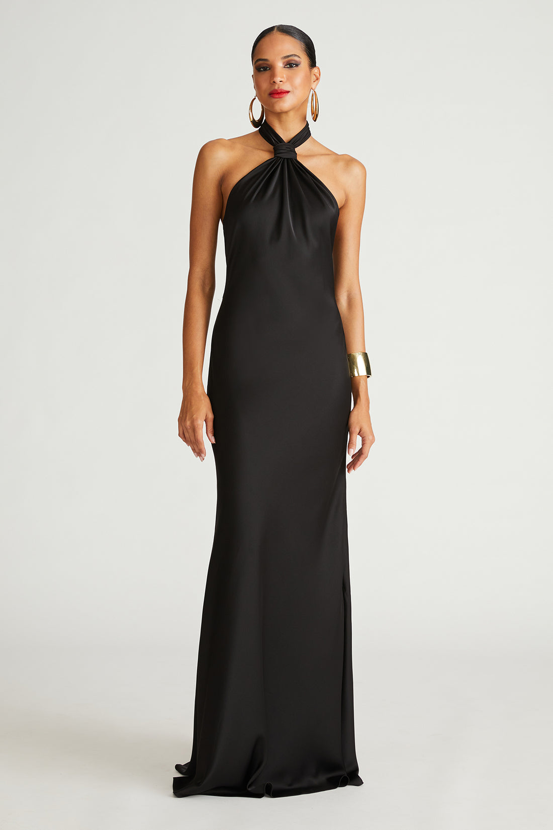 Emie Gown In Satin – Halston