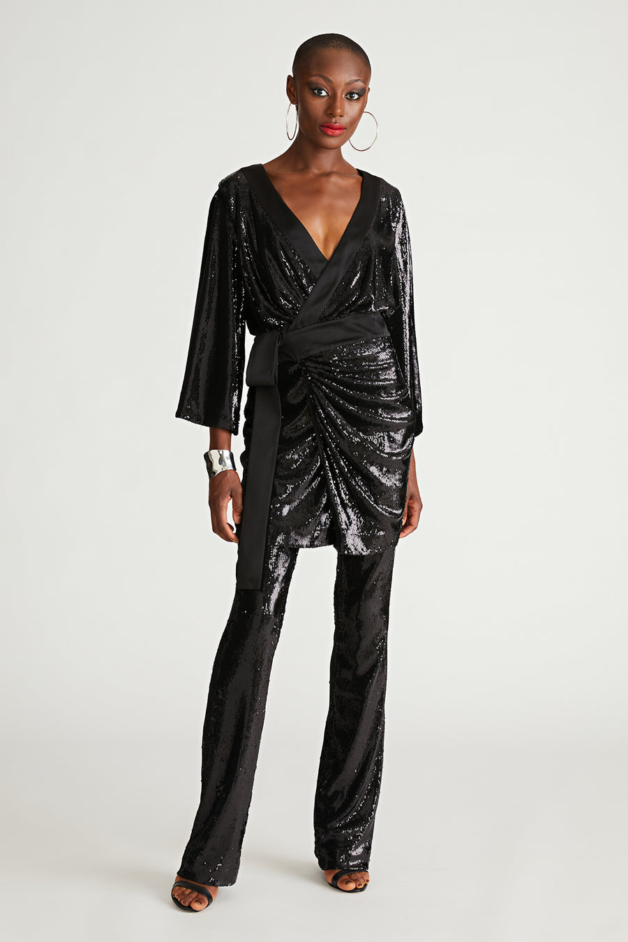 Saga Dress In Sequin Halston Saga Dress In Sequin Halston