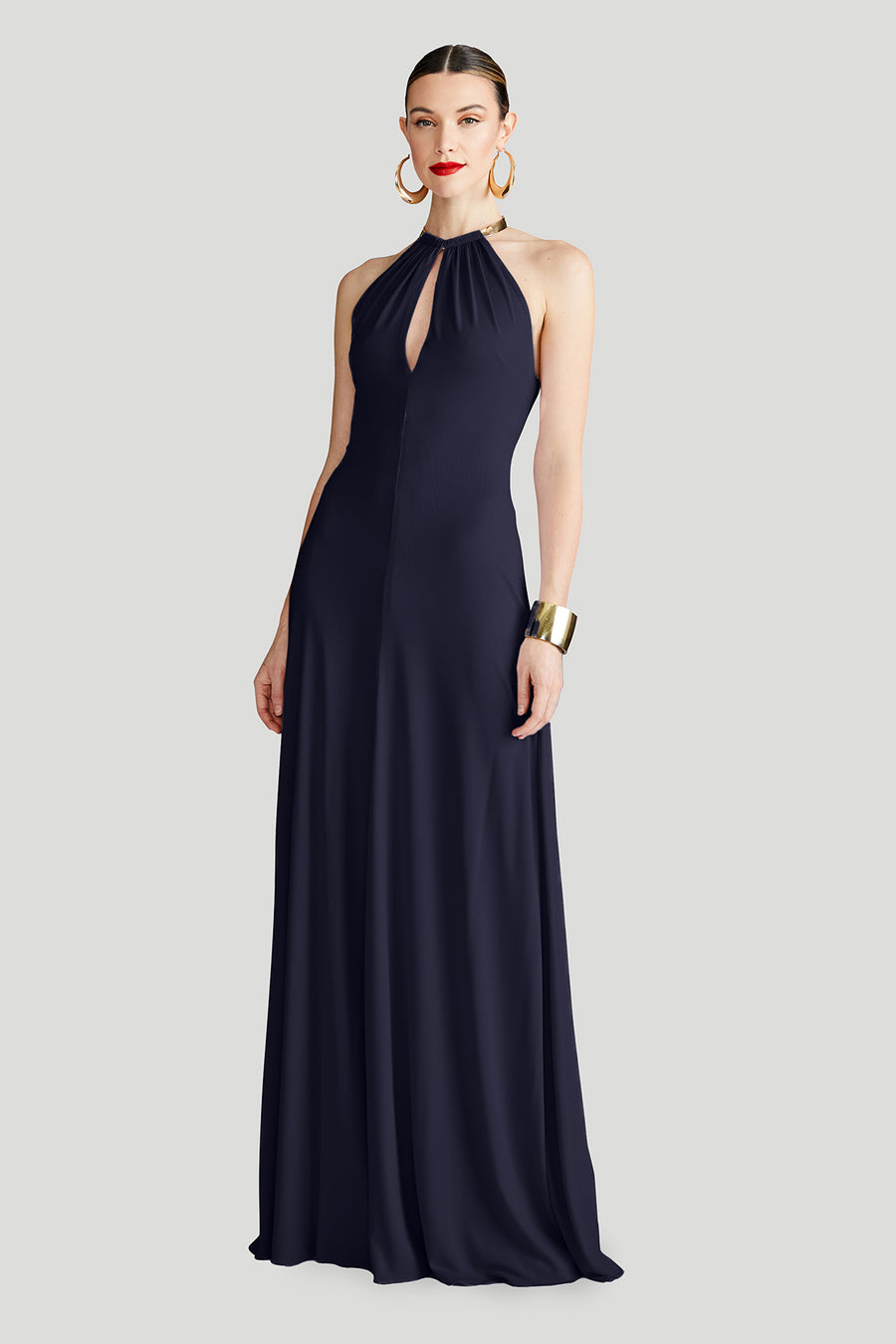Oriana Gown In Matte Jersey Halston Oriana Gown In Matte Jersey Halston