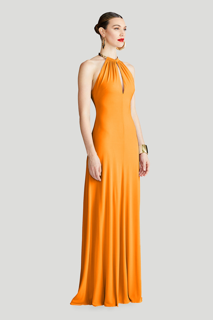 Oriana Gown In Matte Jersey