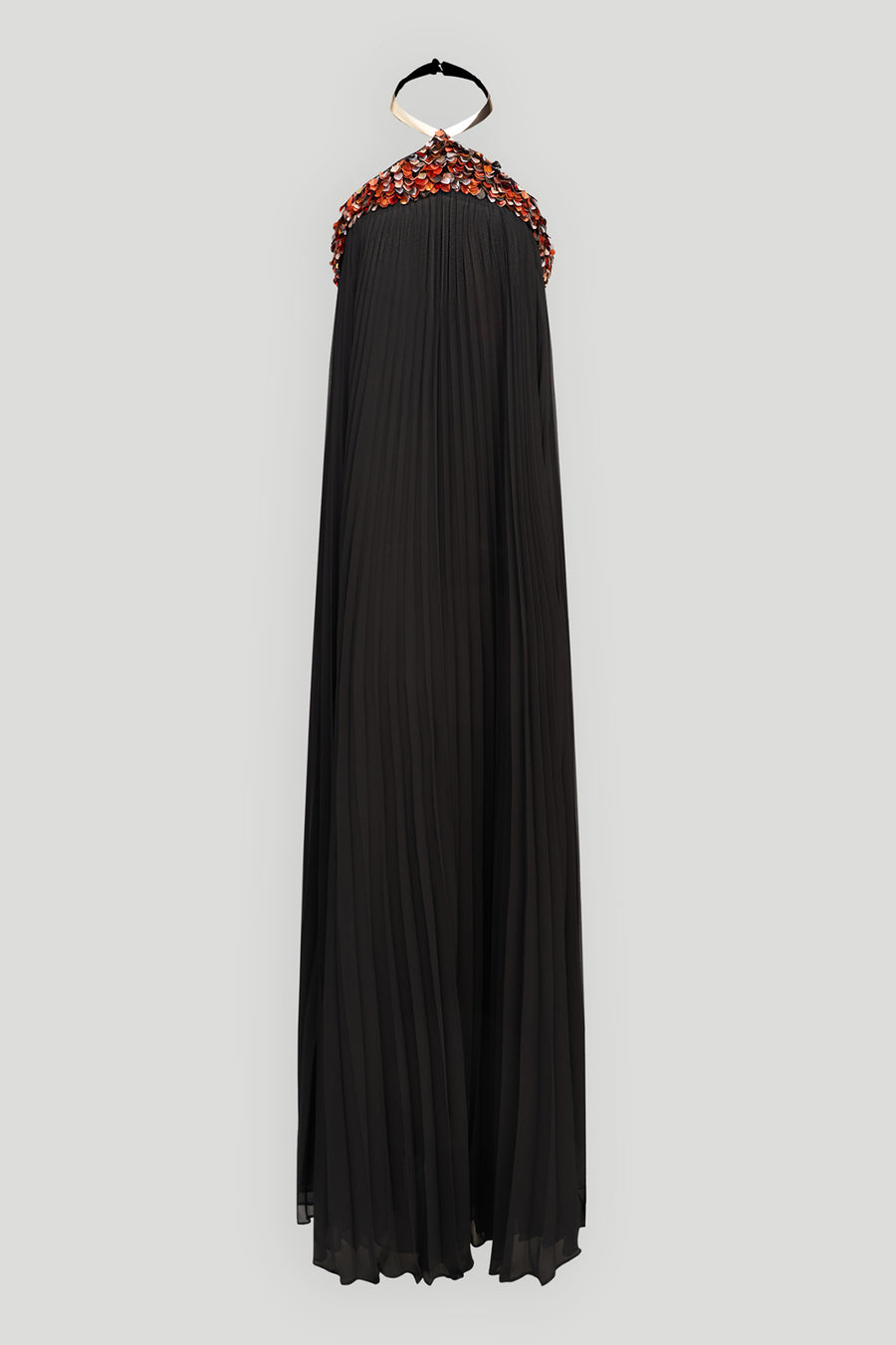 Pythia Gown In Pleated Chiffon