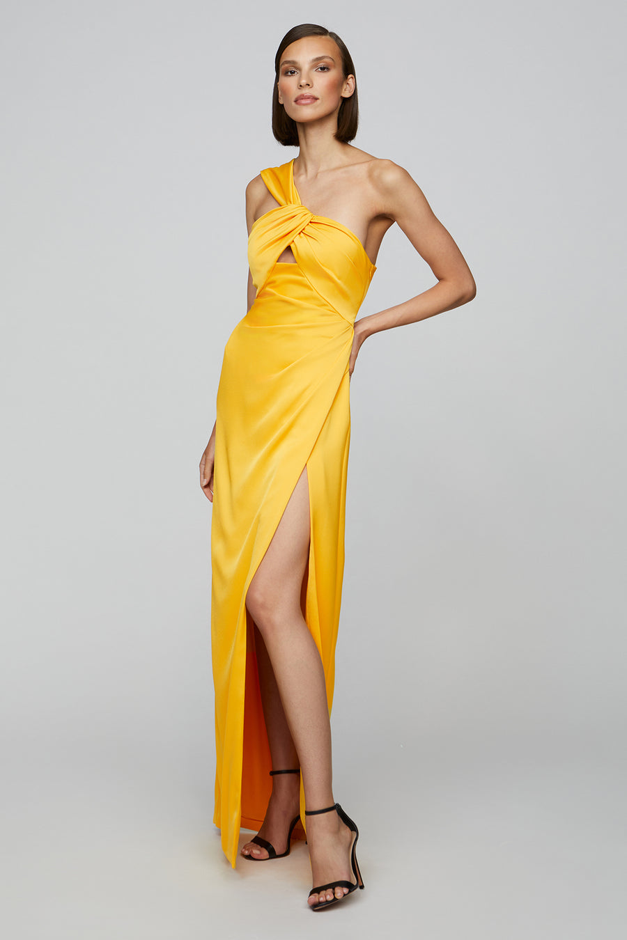 Blaise Asymmetric Long Dress